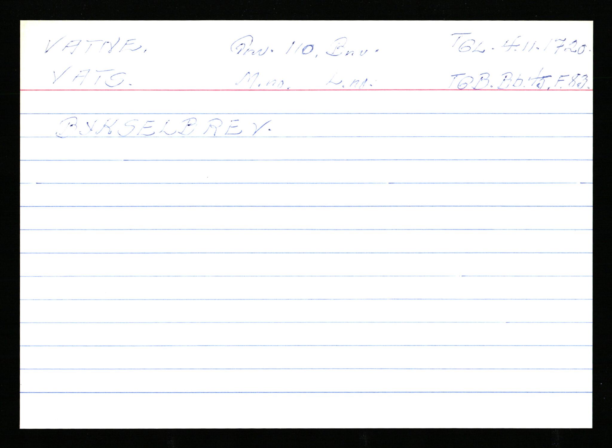 Statsarkivet i Stavanger, AV/SAST-A-101971/03/Y/Ym/L0065: Åstedskort sortert etter gårdsnavn: Vatland - Vervig, 1600-1950, p. 65
