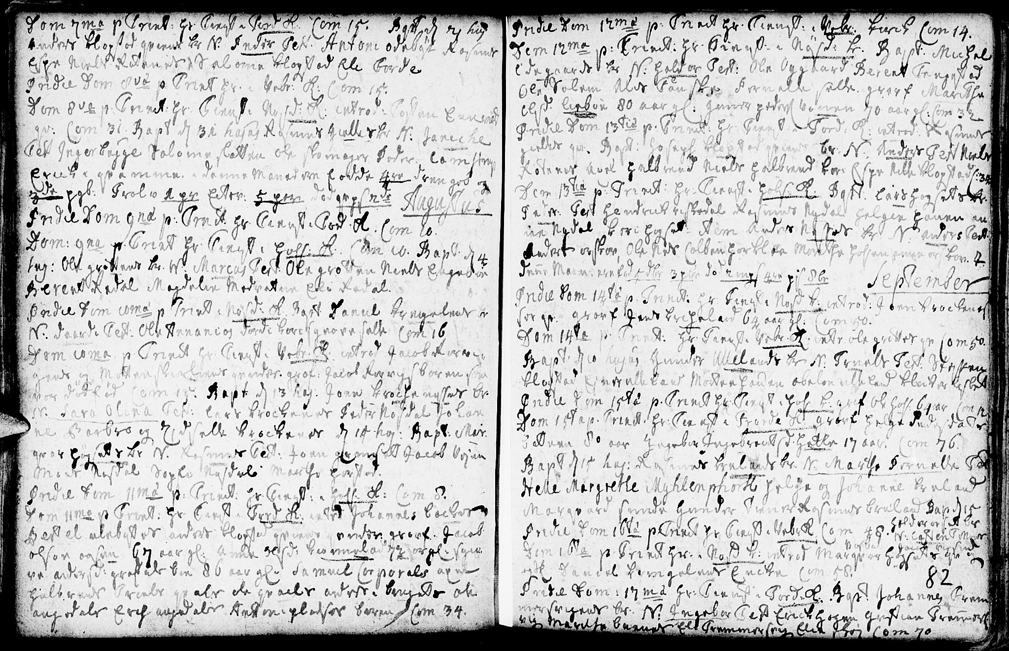 Førde sokneprestembete, SAB/A-79901/H/Haa/Haaa/L0002: Parish register (official) no. A 2, 1728-1748, p. 82