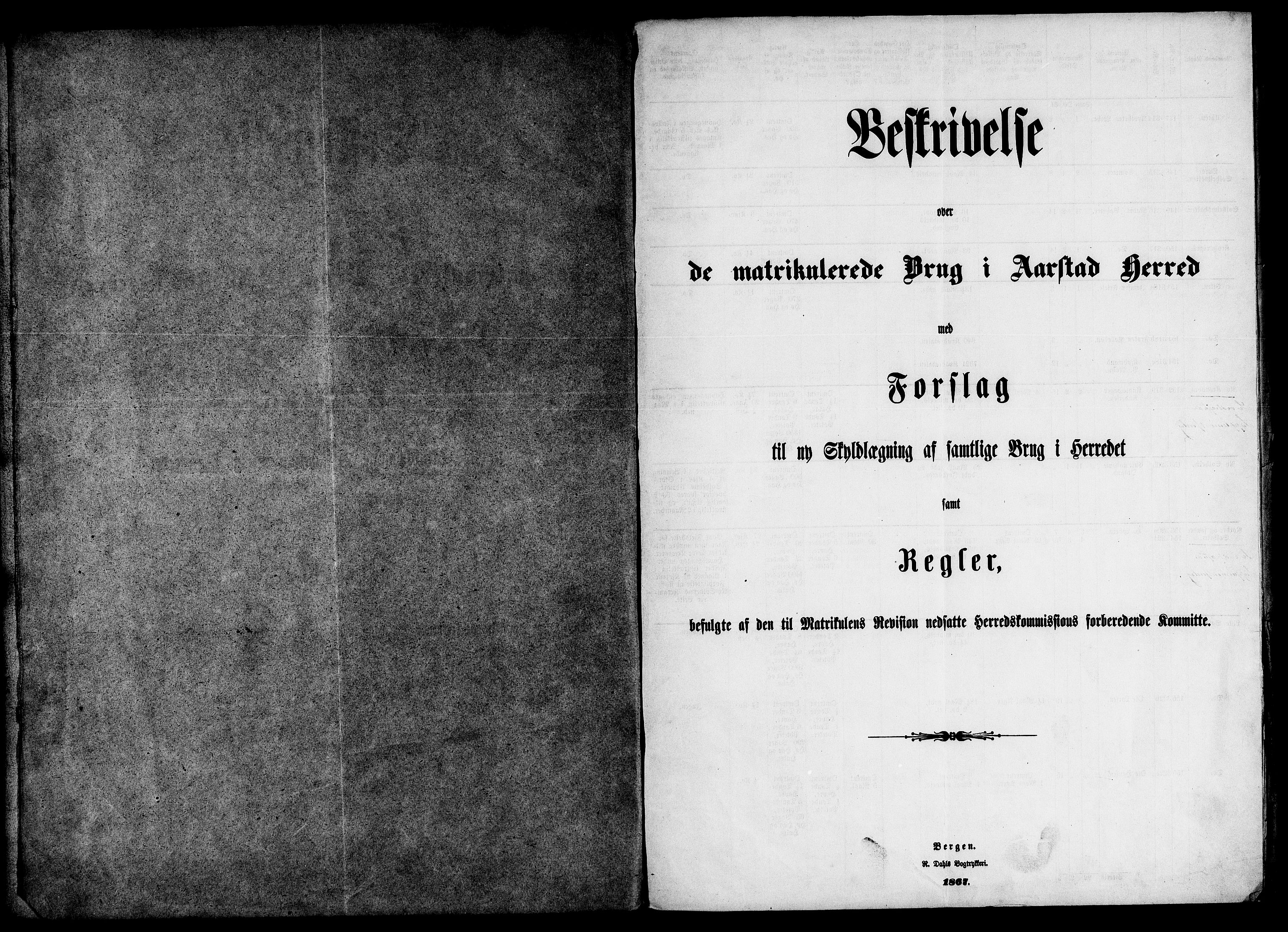 Matrikkelrevisjonen av 1863, AV/RA-S-1530/F/Fe/L0238: Årstad, 1863