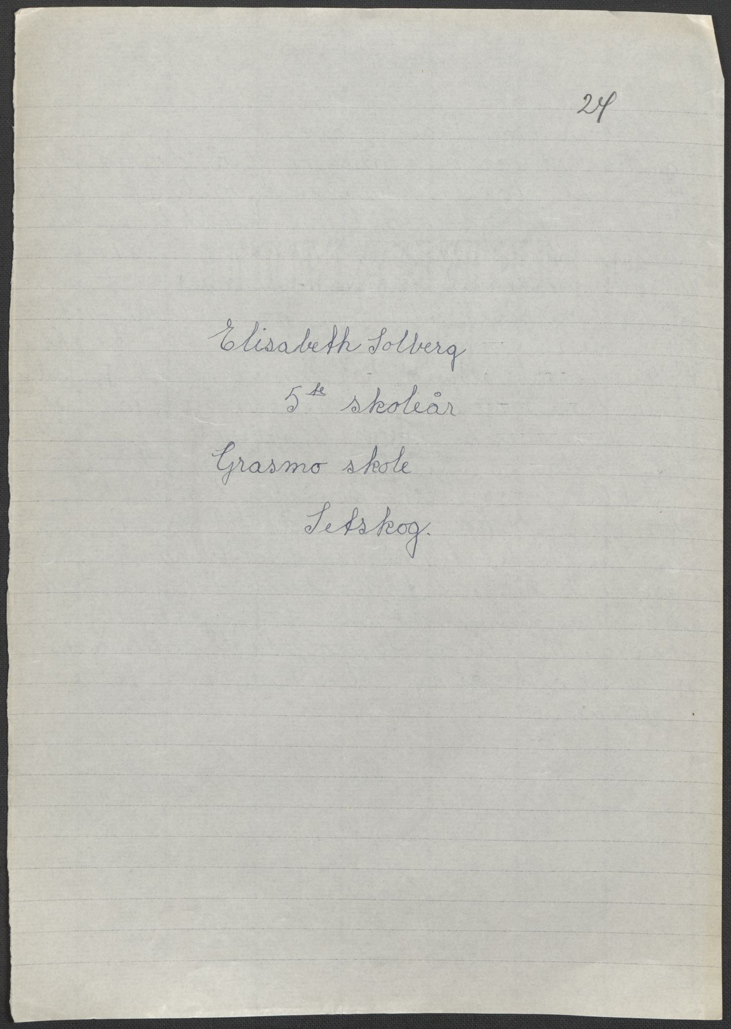 Det norske totalavholdsselskap, AV/RA-PA-0419/E/Eb/L0603: Skolestiler om krigstida (ordnet topografisk etter distrikt og skole), 1946, p. 403