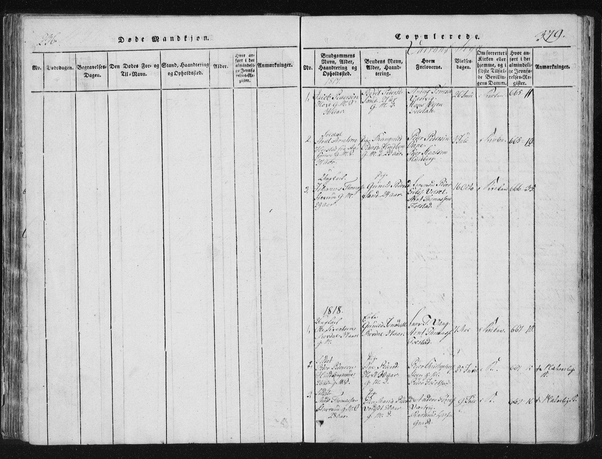 Ministerialprotokoller, klokkerbøker og fødselsregistre - Nord-Trøndelag, SAT/A-1458/744/L0417: Parish register (official) no. 744A01, 1817-1842, p. 378-379
