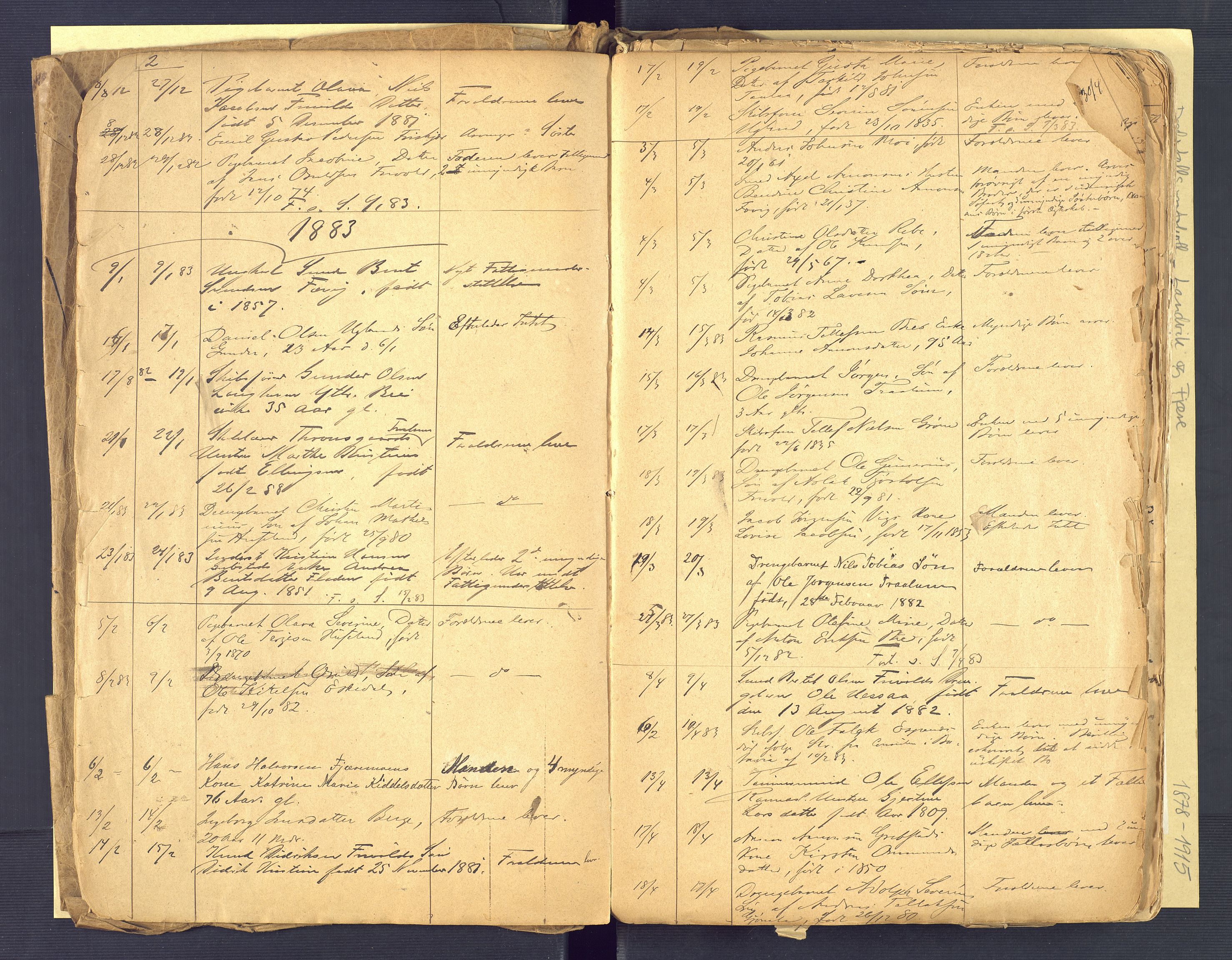 Landvik og Fjære lensmannskontor, AV/SAK-1241-0027/F/Fe/L0001: Dødsfallsprotokoll Landvik og Fjære nr 137, 1878-1915