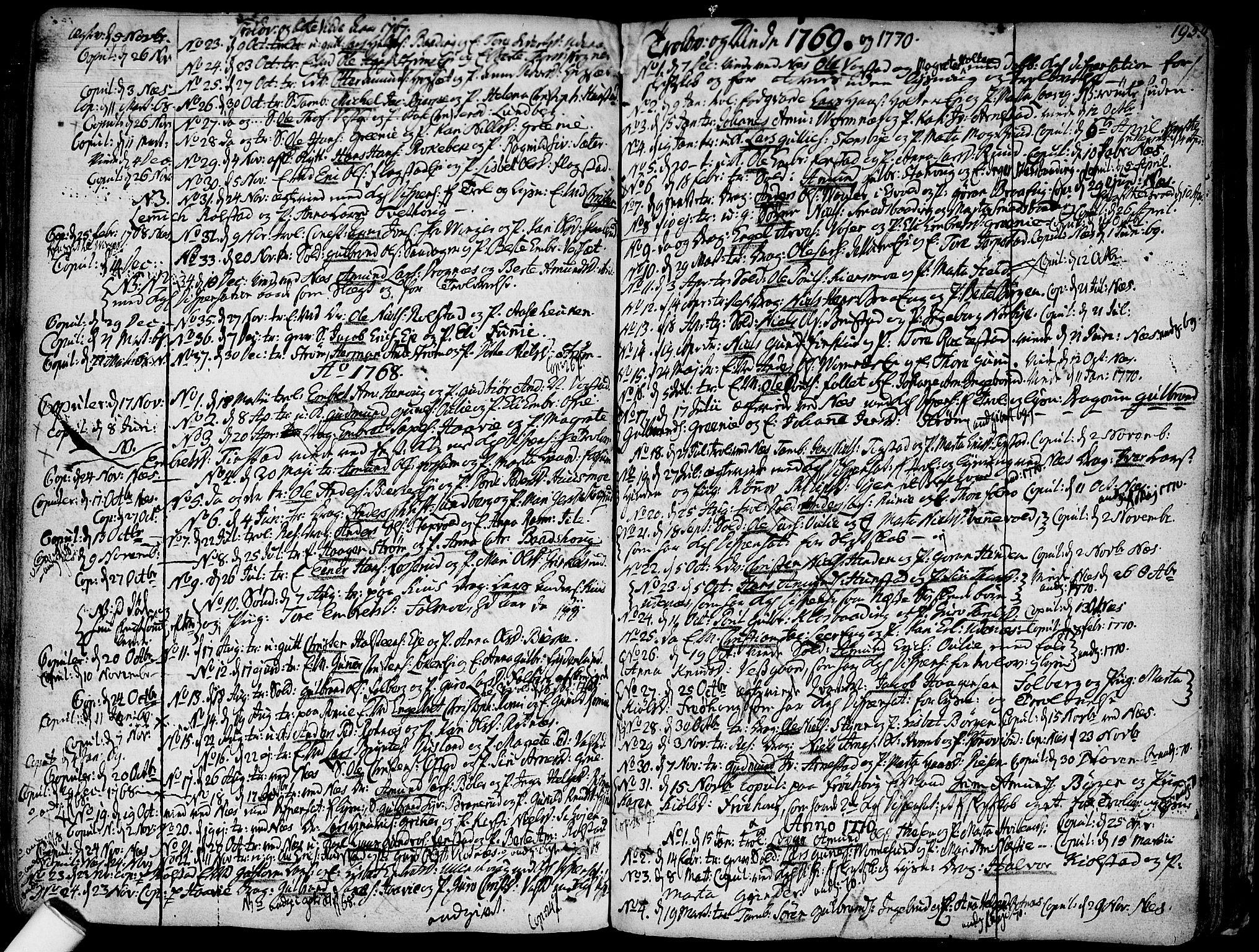 Nes prestekontor Kirkebøker, AV/SAO-A-10410/F/Fa/L0003: Parish register (official) no. I 3, 1734-1781, p. 193