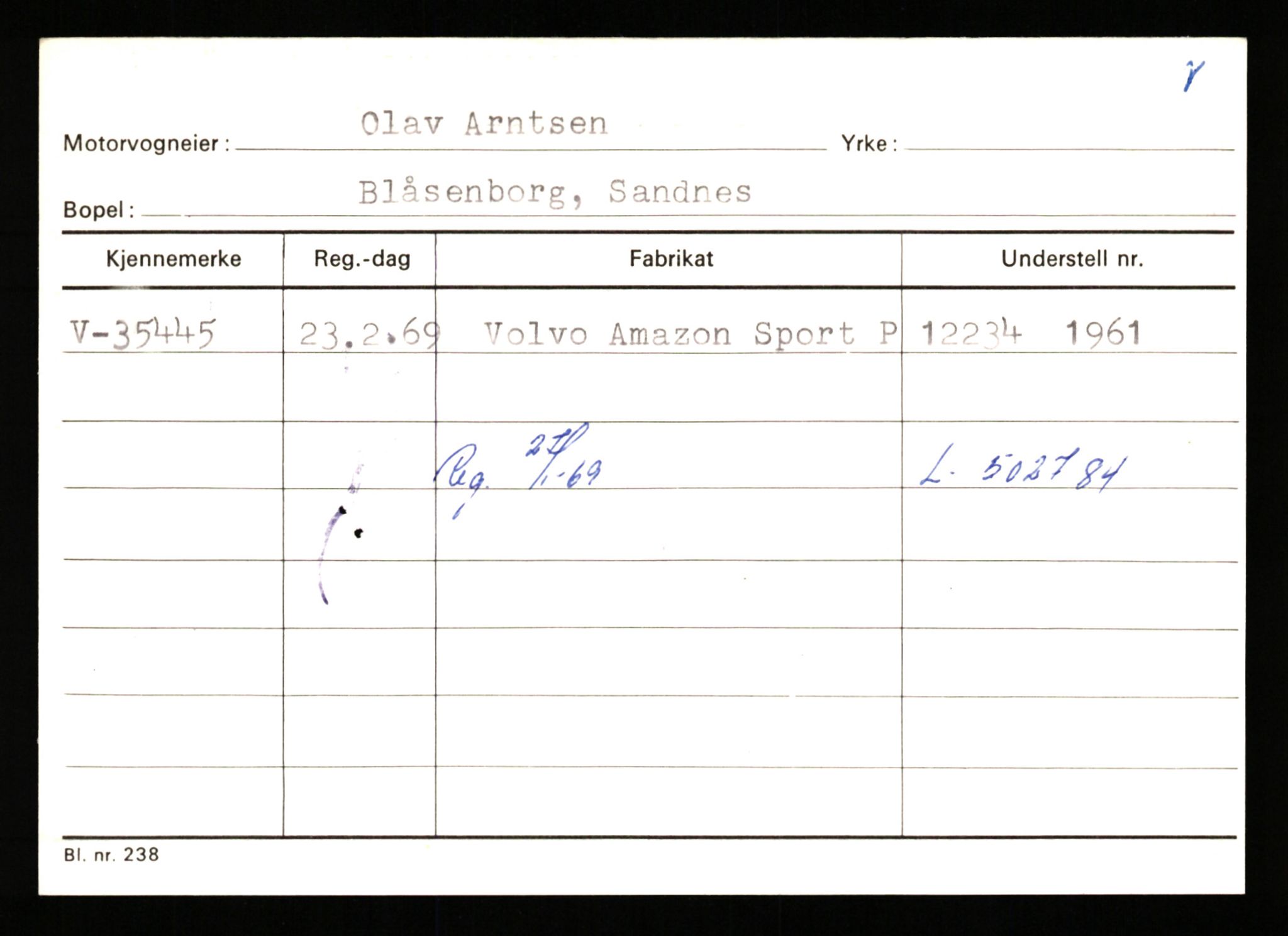 Stavanger trafikkstasjon, SAST/A-101942/0/G/L0006: Registreringsnummer: 34250 - 49007, 1930-1971, p. 379