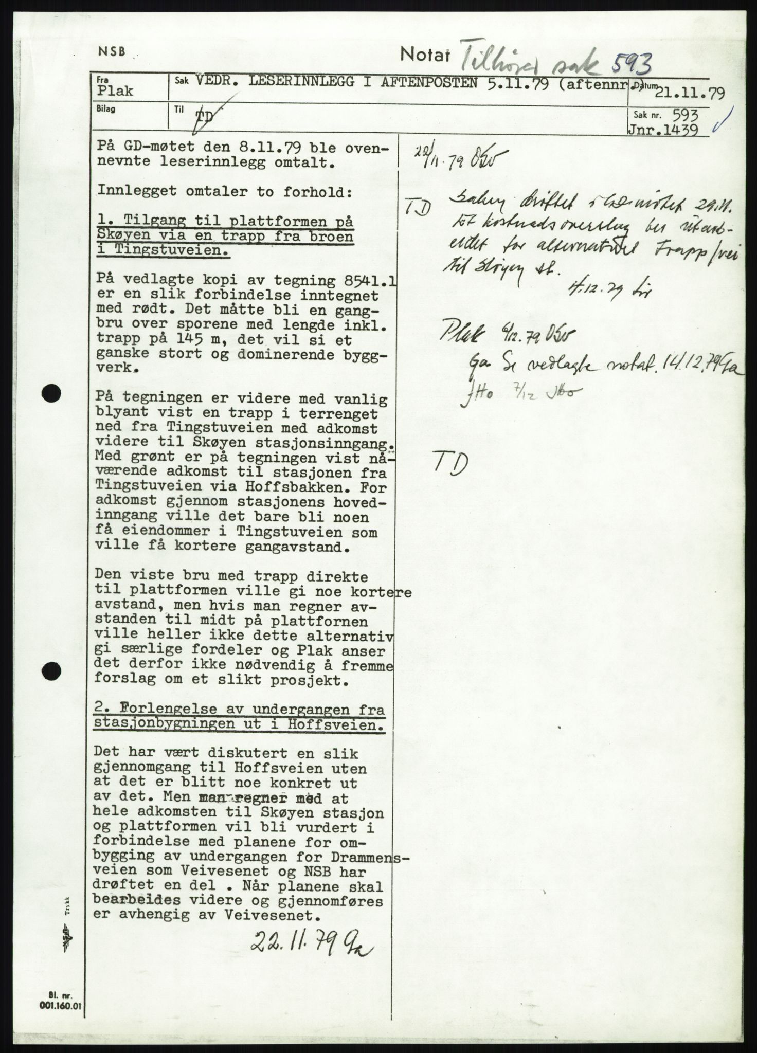 Norges statsbaner, Hovedadministrasjonen, Plankontoret for Oslo S, AV/RA-S-5410/D/L0167: Driftsbanegården. Øvrige driftsbanegårder, 1975-1987, p. 85