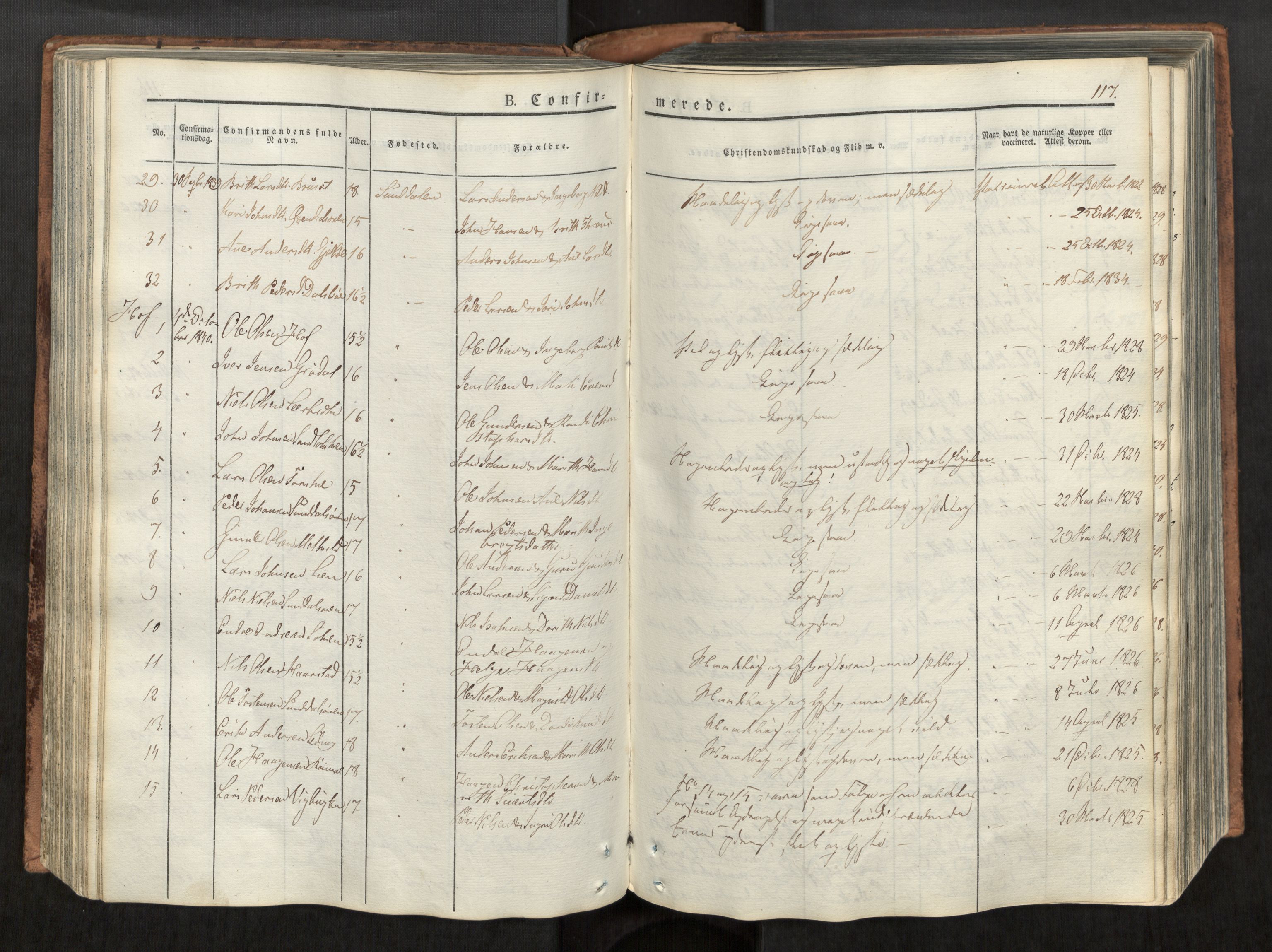 Ministerialprotokoller, klokkerbøker og fødselsregistre - Møre og Romsdal, AV/SAT-A-1454/590/L1012: Parish register (official) no. 590A04, 1832-1846, p. 117