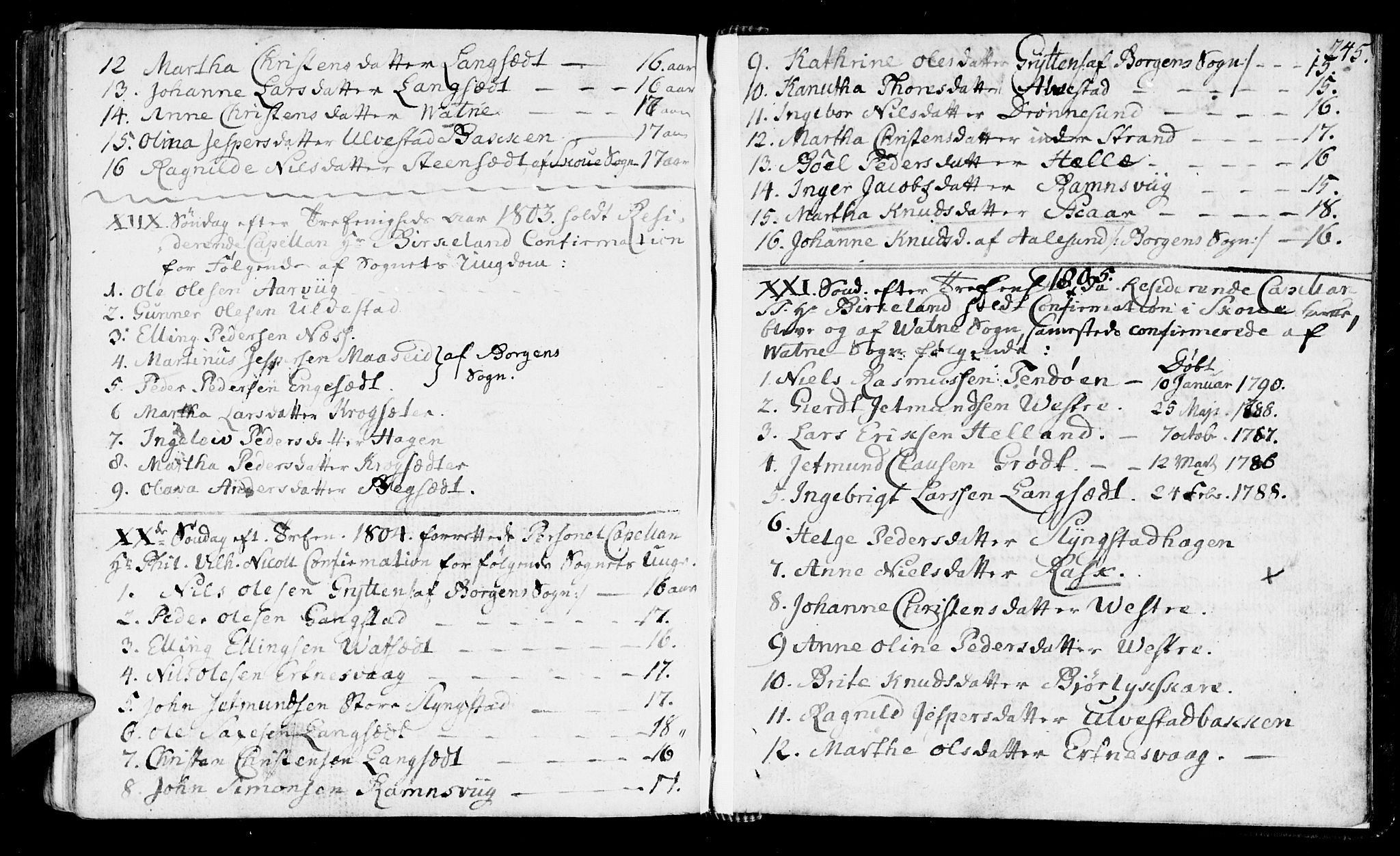 Ministerialprotokoller, klokkerbøker og fødselsregistre - Møre og Romsdal, SAT/A-1454/525/L0372: Parish register (official) no. 525A02, 1778-1817, p. 245