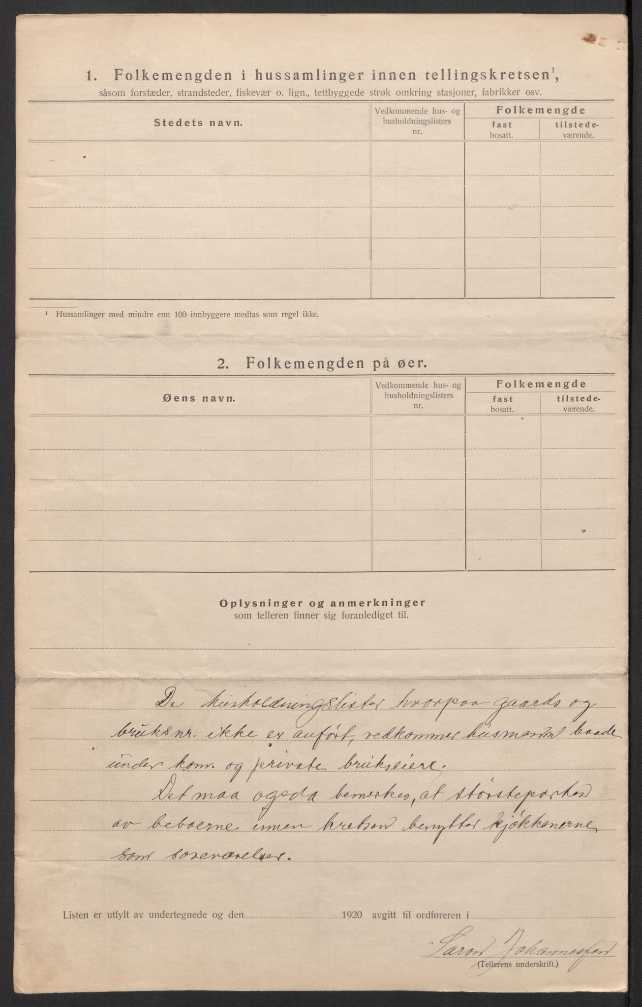 SAH, 1920 census for Eidskog, 1920, p. 54