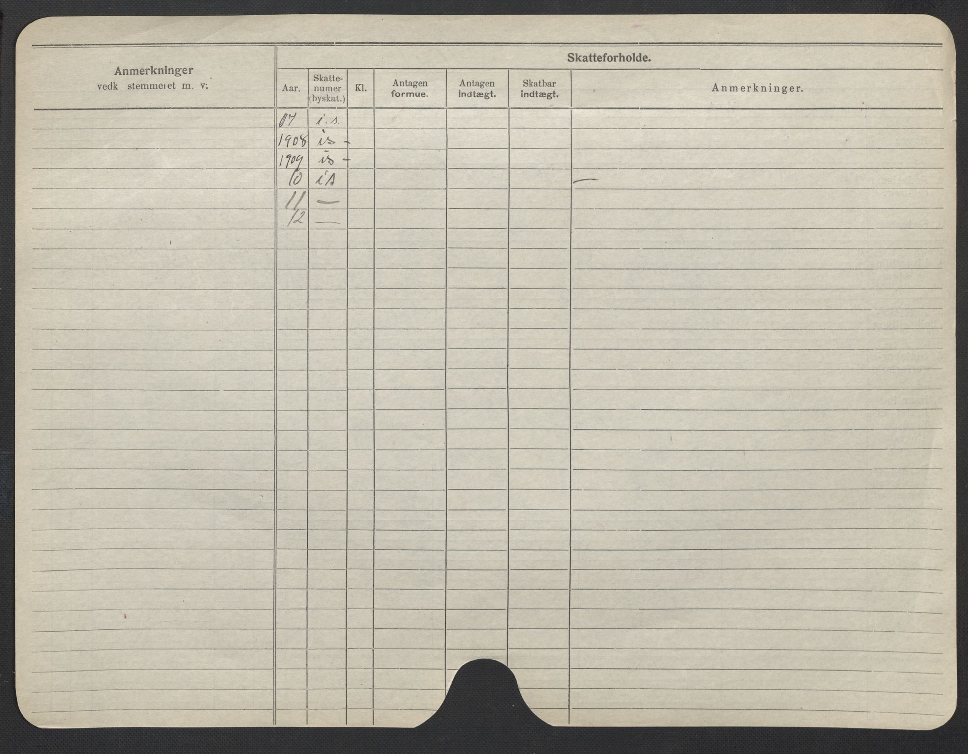 Oslo folkeregister, Registerkort, AV/SAO-A-11715/F/Fa/Fac/L0023: Kvinner, 1906-1914, p. 871b