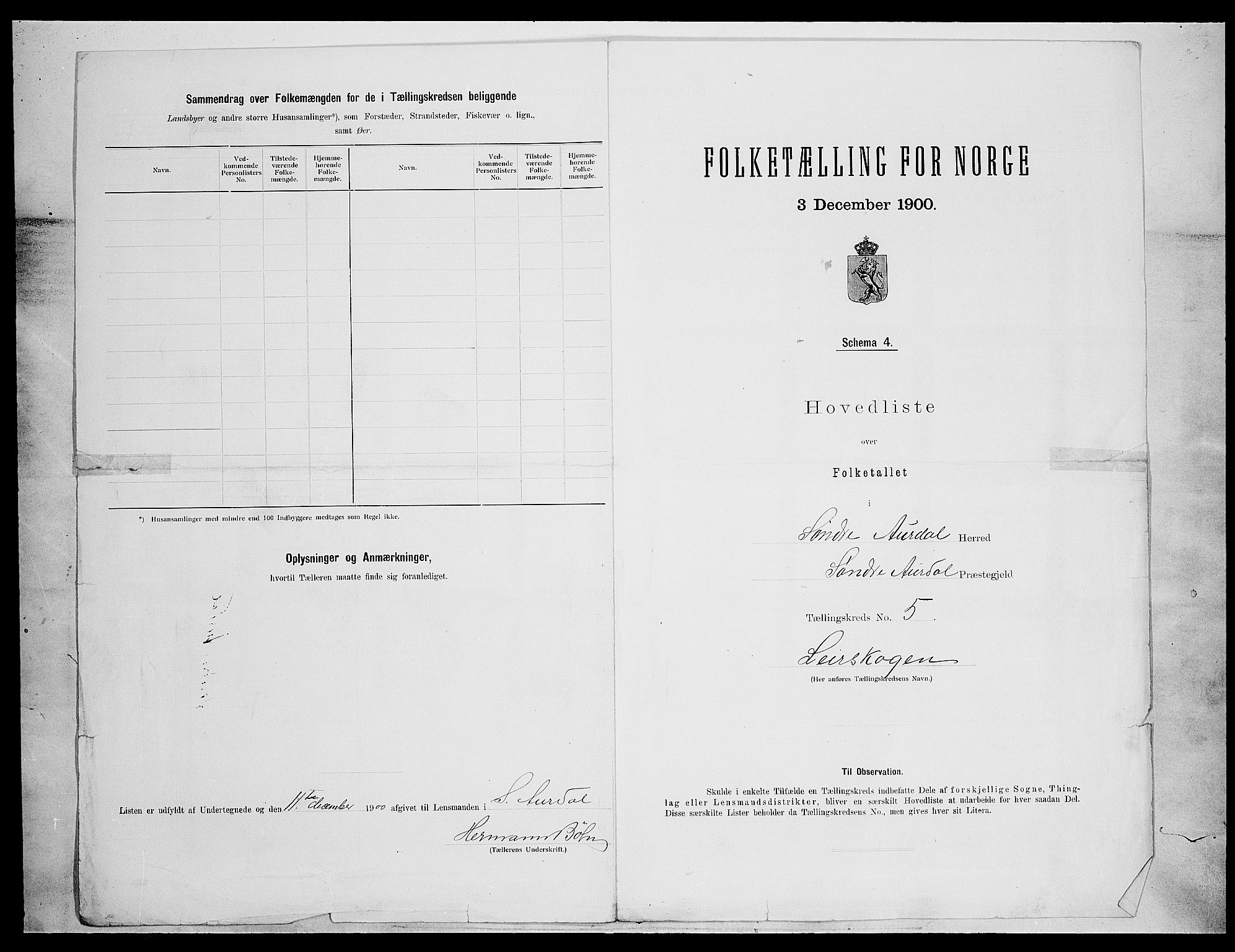 SAH, 1900 census for Sør-Aurdal, 1900, p. 26