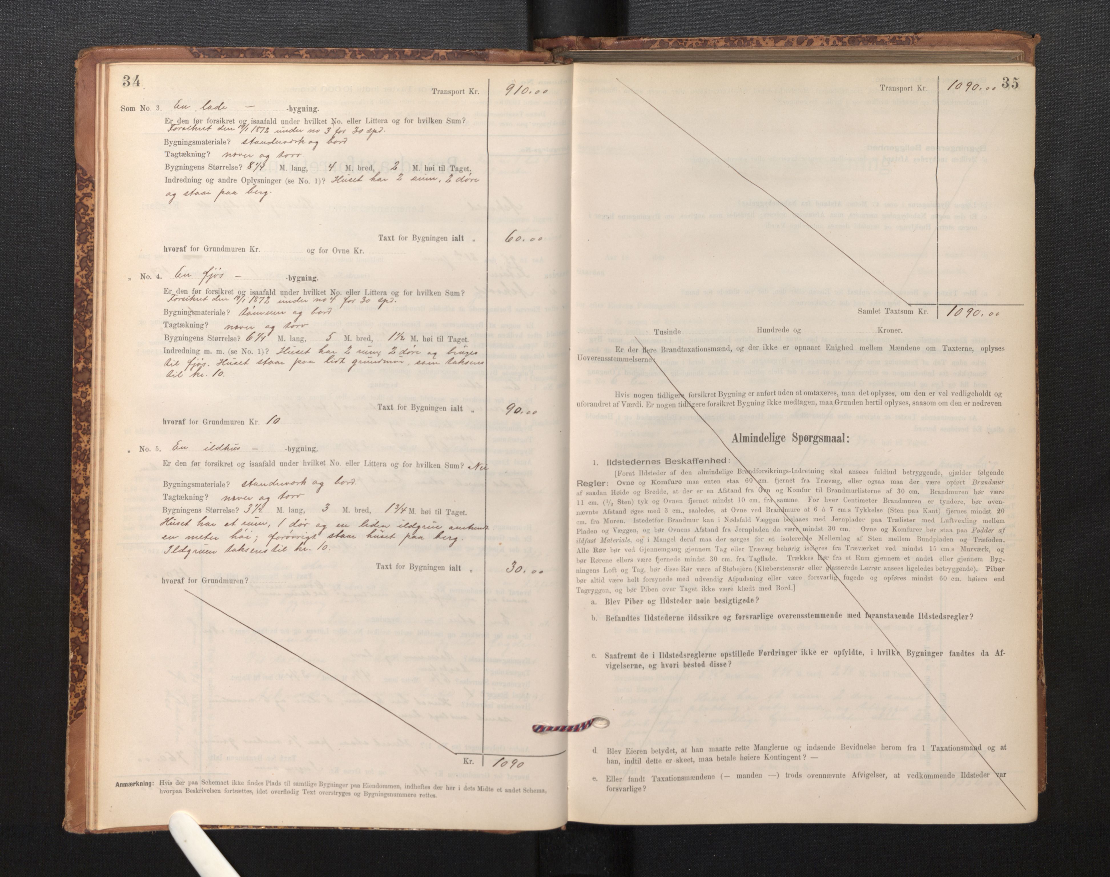 Lensmannen i Askvoll, AV/SAB-A-26301/0012/L0004: Branntakstprotokoll, skjematakst og liste over branntakstmenn, 1895-1932, p. 34-35