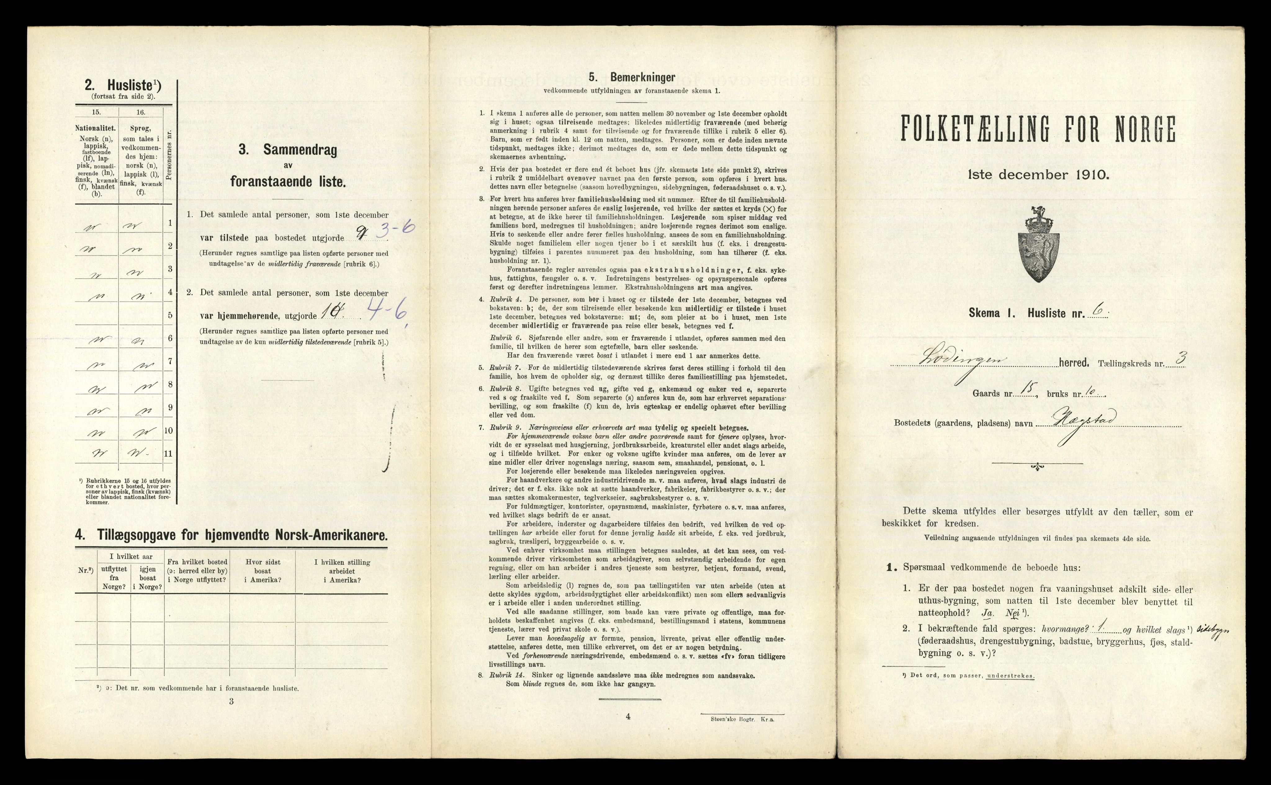 RA, 1910 census for Lødingen, 1910, p. 239