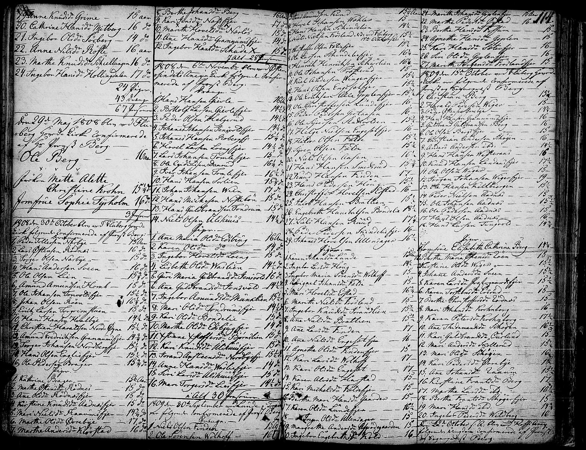 Land prestekontor, SAH/PREST-120/H/Ha/Haa/L0006: Parish register (official) no. 6, 1784-1813, p. 114