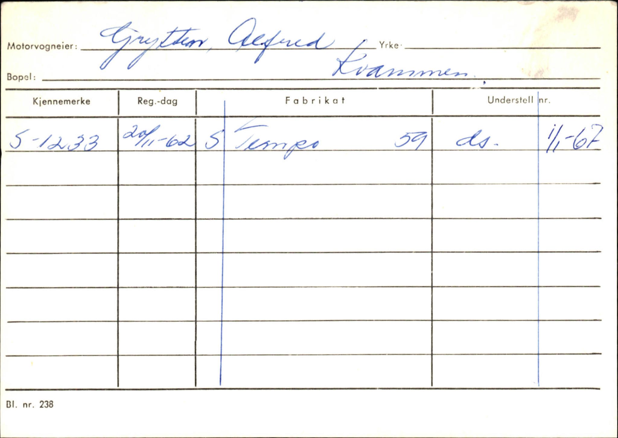 Statens vegvesen, Sogn og Fjordane vegkontor, AV/SAB-A-5301/4/F/L0132: Eigarregister Askvoll A-Å. Balestrand A-Å, 1945-1975, p. 451