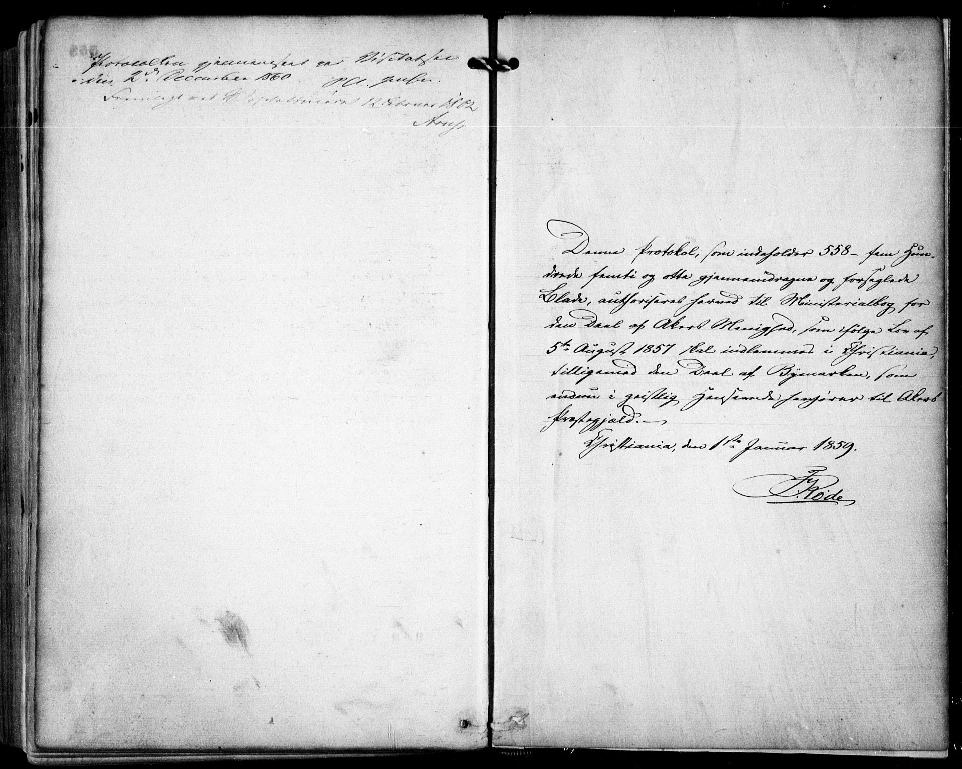 Grønland prestekontor Kirkebøker, SAO/A-10848/F/Fa/L0001: Parish register (official) no. 1, 1859-1861