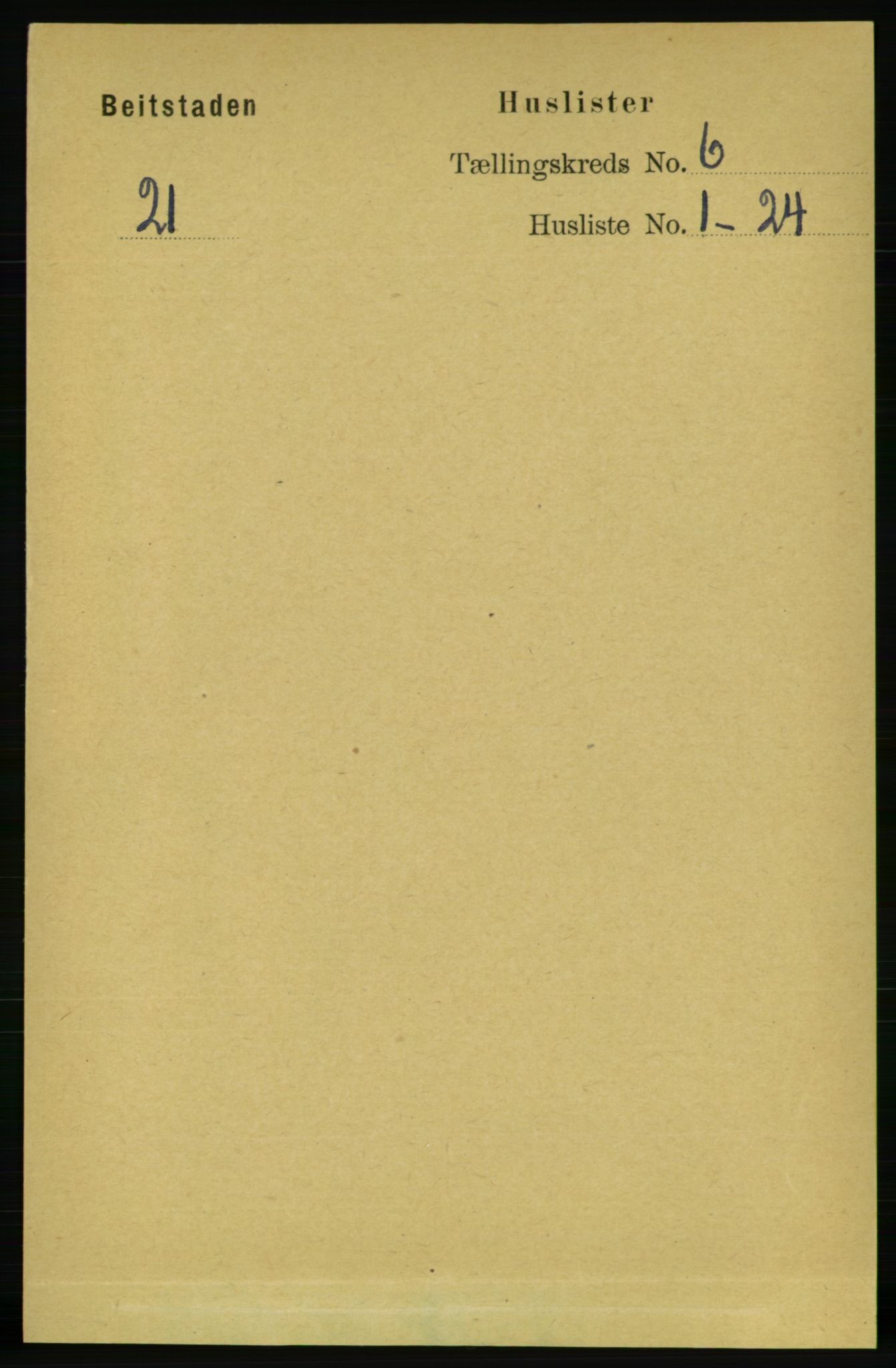 RA, 1891 census for 1727 Beitstad, 1891, p. 1498