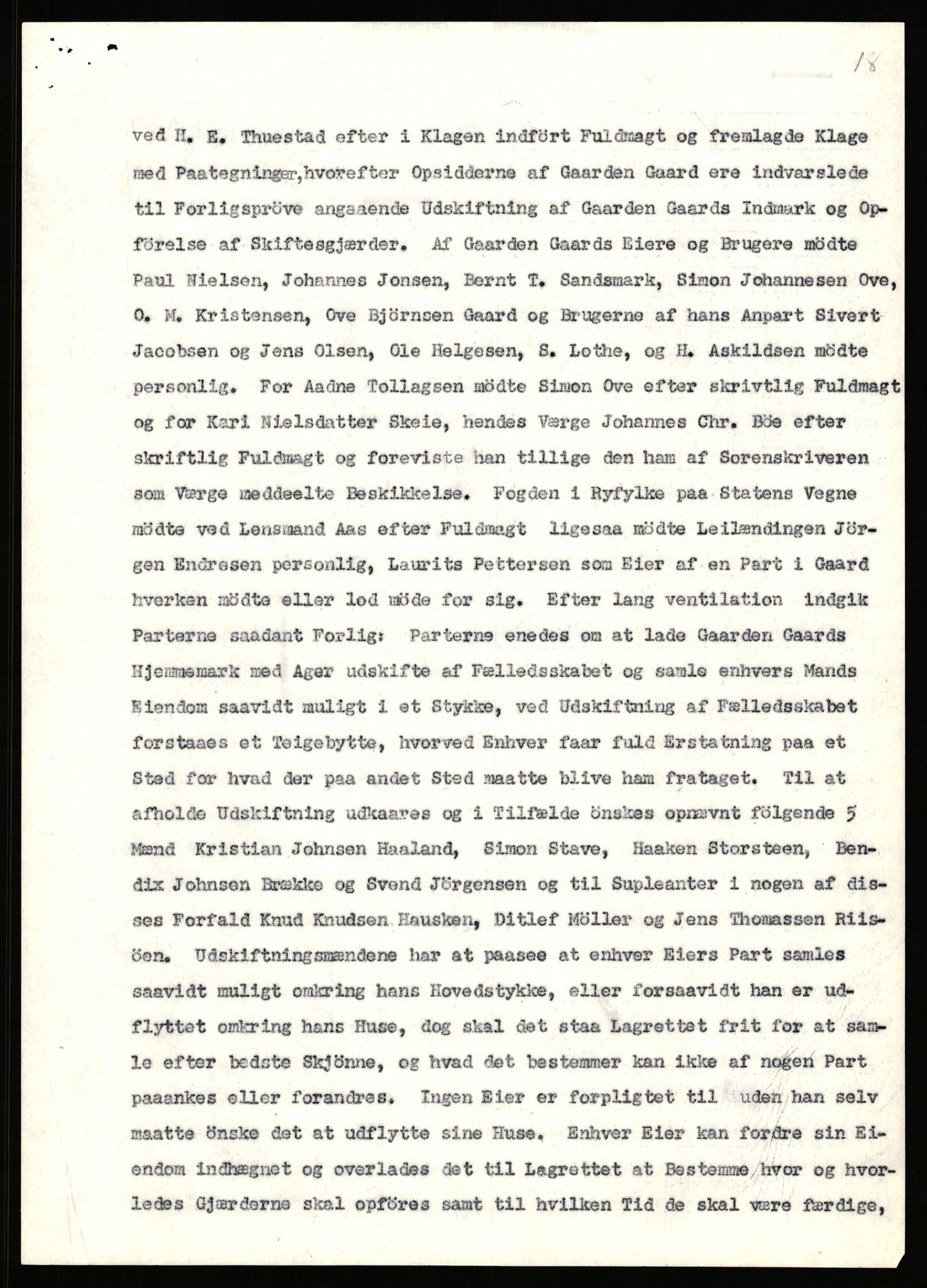 Statsarkivet i Stavanger, AV/SAST-A-101971/03/Y/Yj/L0024: Avskrifter sortert etter gårdsnavn: Fæøen - Garborg, 1750-1930, p. 684