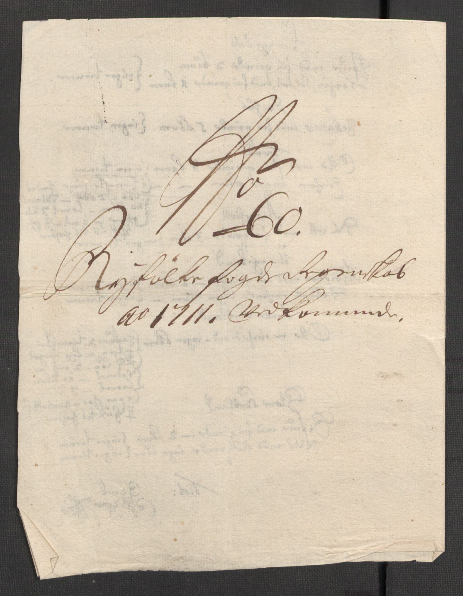 Rentekammeret inntil 1814, Reviderte regnskaper, Fogderegnskap, RA/EA-4092/R47/L2864: Fogderegnskap Ryfylke, 1711, p. 549