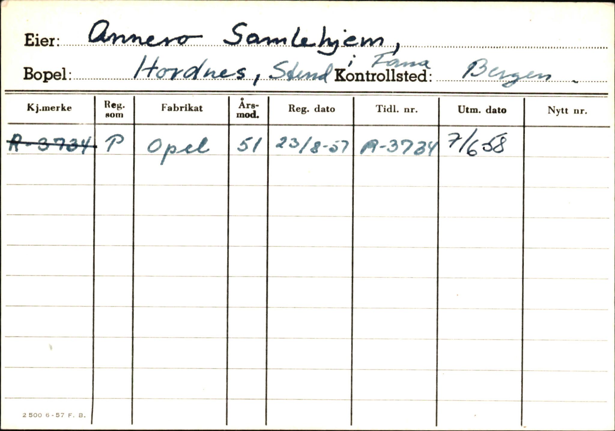 Statens vegvesen, Hordaland vegkontor, AV/SAB-A-5201/2/Ha/L0002: R-eierkort A, 1920-1971, p. 527