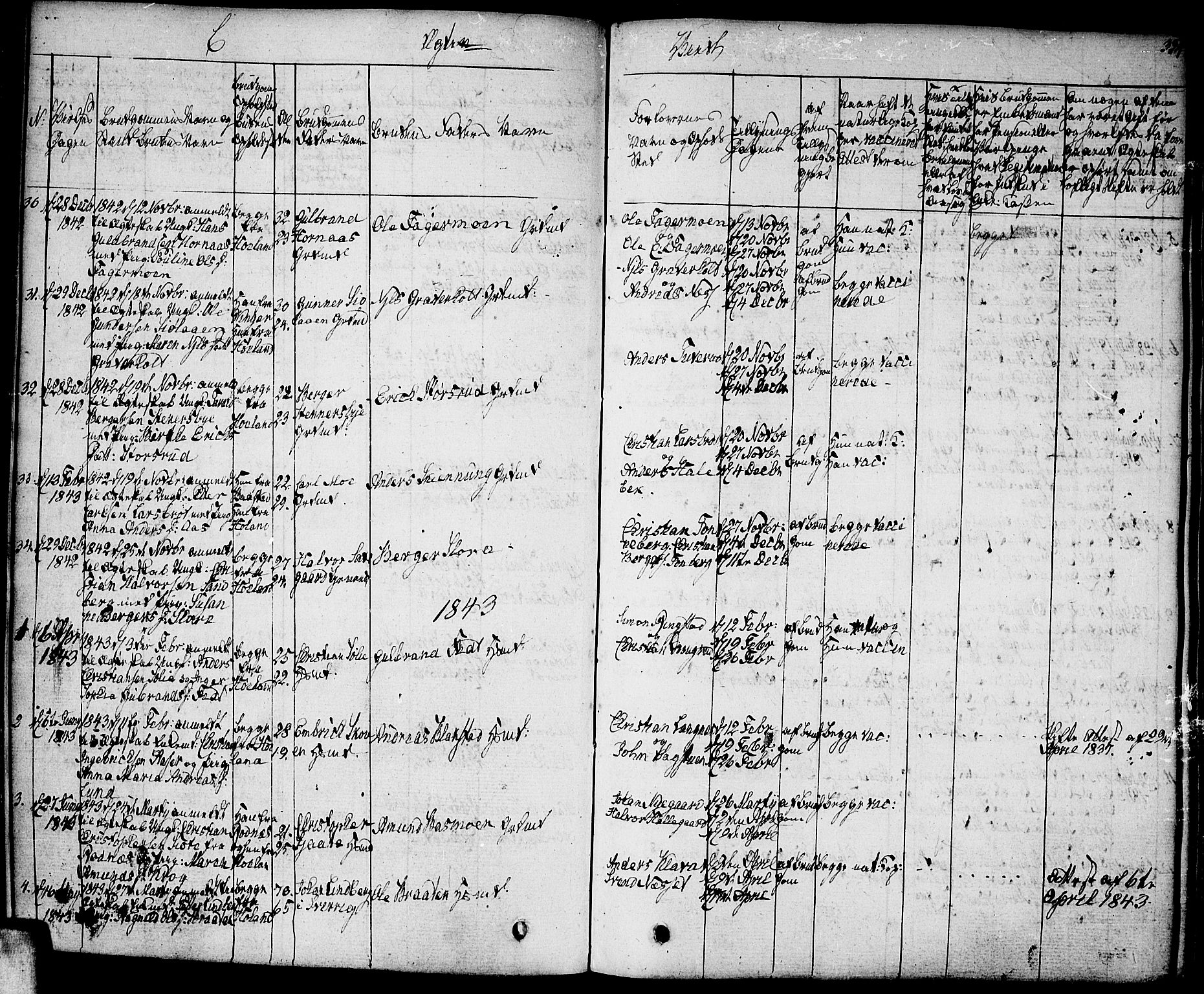 Høland prestekontor Kirkebøker, AV/SAO-A-10346a/F/Fa/L0008: Parish register (official) no. I 8, 1827-1845, p. 334