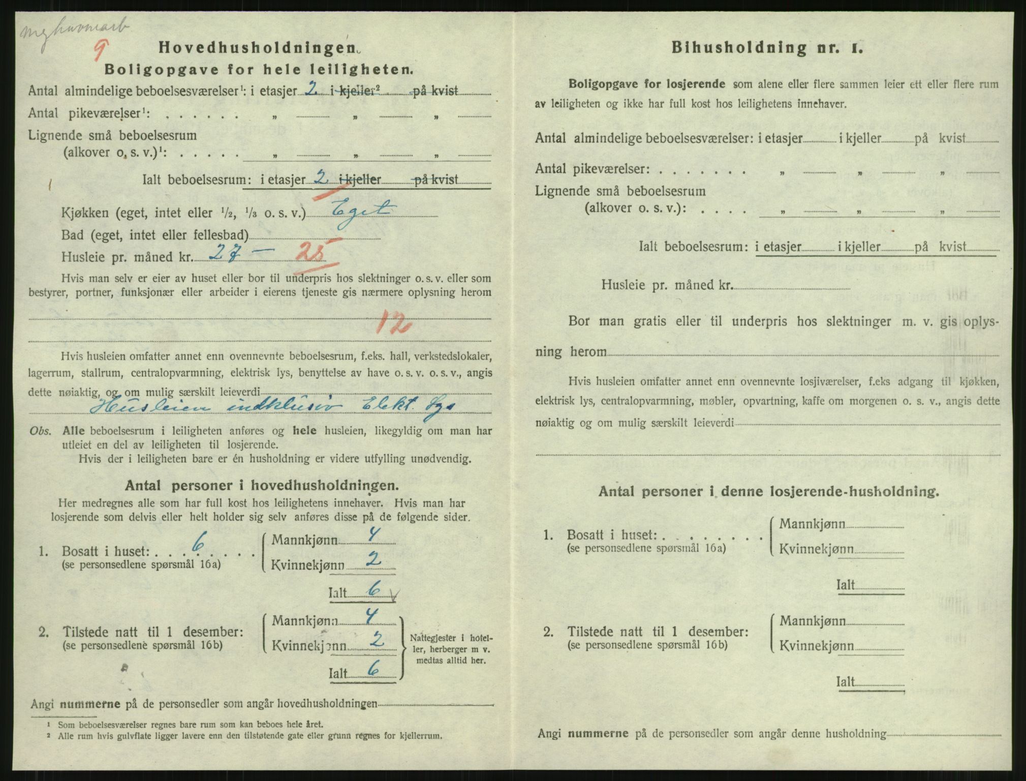 SAT, 1920 census for Namsos, 1920, p. 1156