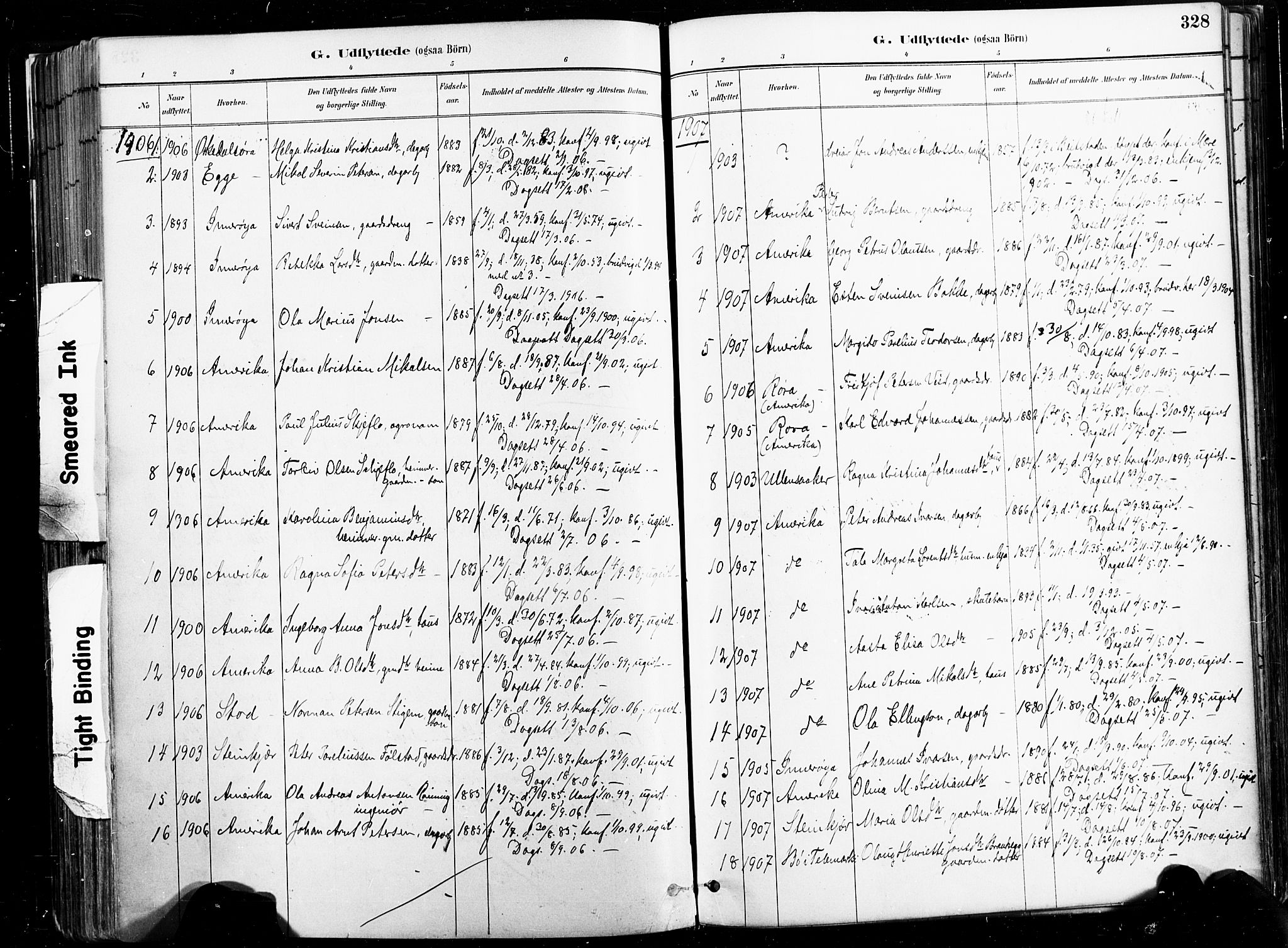 Ministerialprotokoller, klokkerbøker og fødselsregistre - Nord-Trøndelag, AV/SAT-A-1458/735/L0351: Parish register (official) no. 735A10, 1884-1908, p. 328