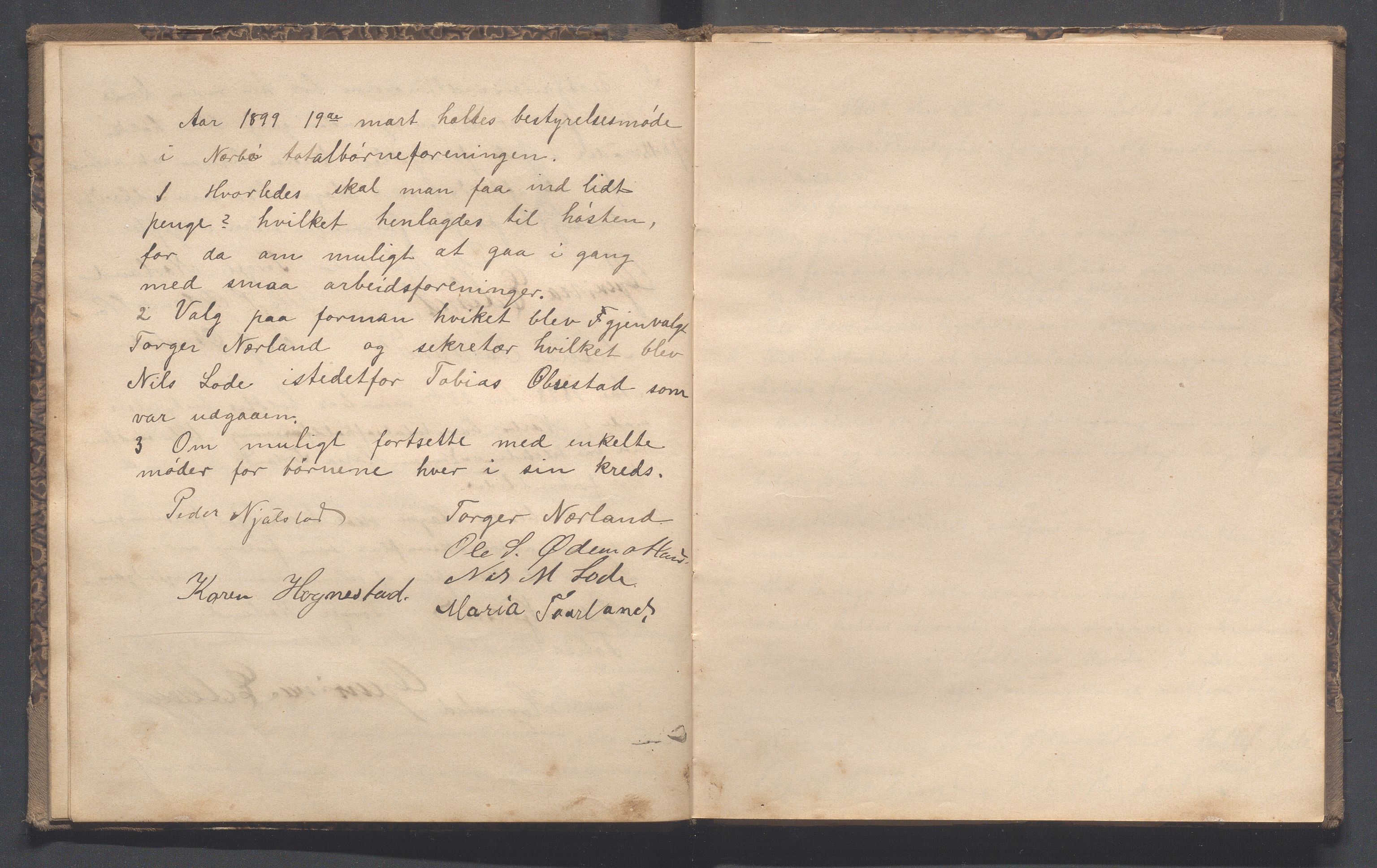 Hå kommune - PA 016 Nærbø Barneavholdsforening, IKAR/K-102229/A/L0001: Møtebok/medlemsliste, 1888-1903, p. 14