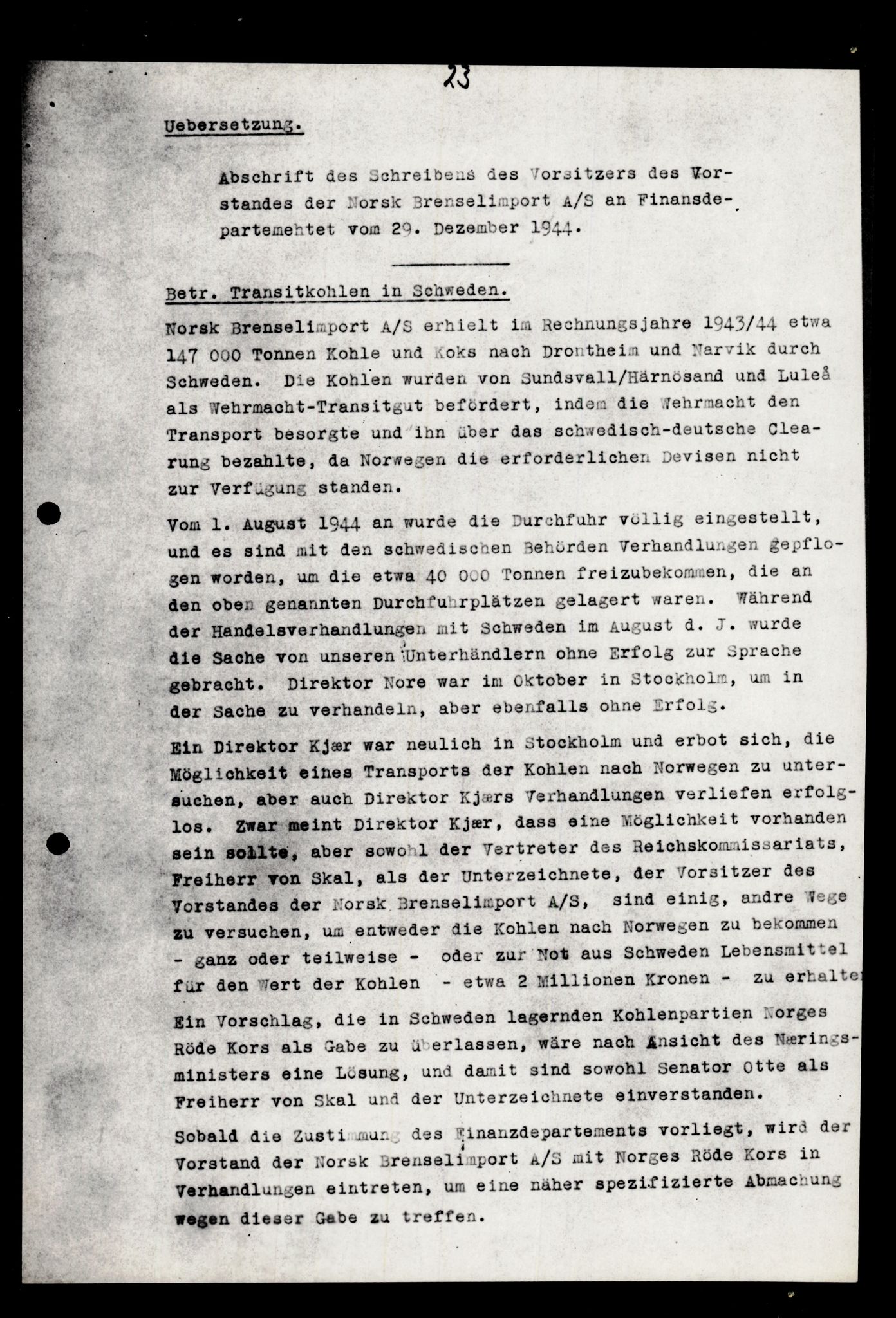 Forsvarets Overkommando. 2 kontor. Arkiv 11.4. Spredte tyske arkivsaker, AV/RA-RAFA-7031/D/Dar/Darb/L0012: Reichskommissariat - Hauptabteilung Volkswirtschaft, 1940-1945, p. 421