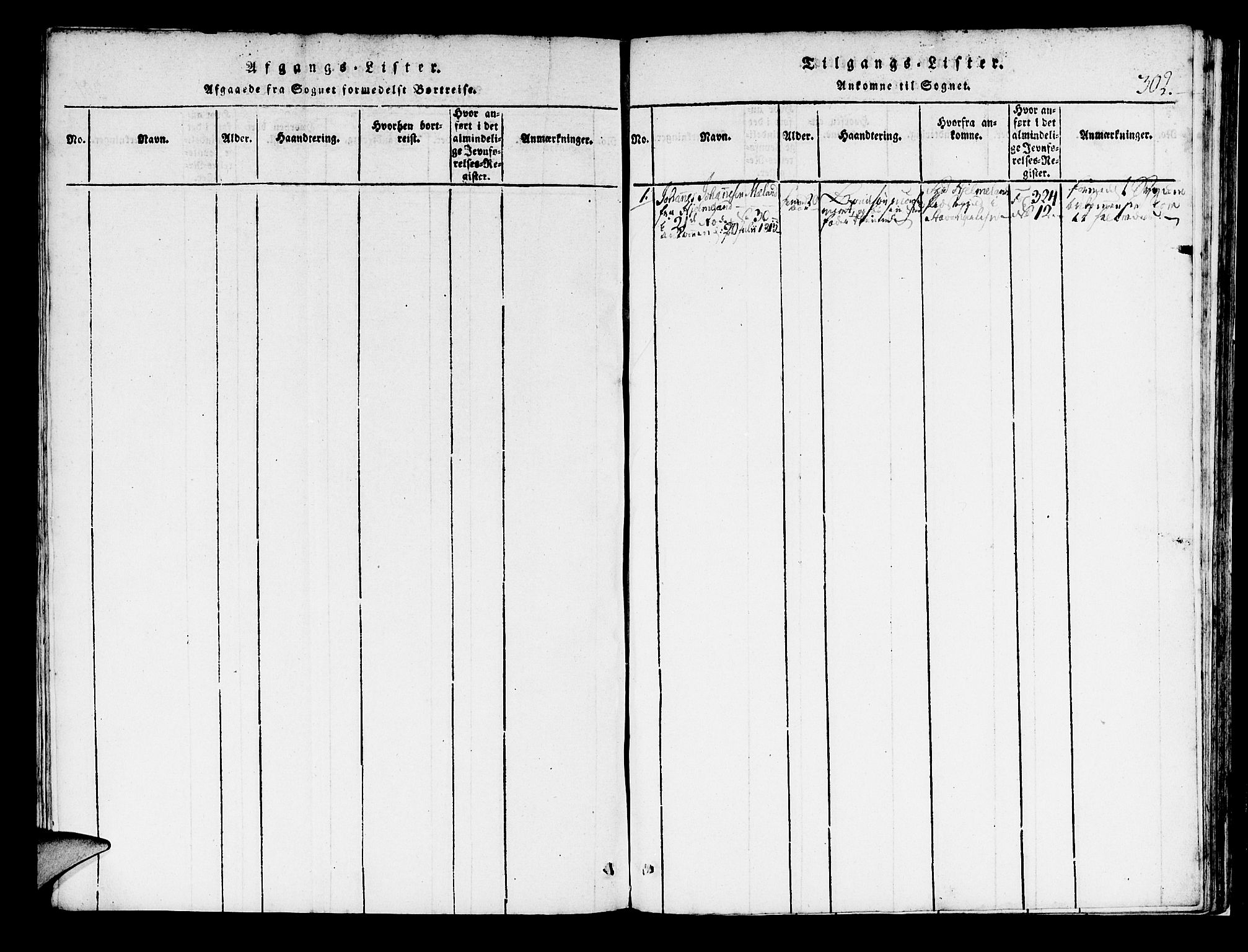 Korskirken sokneprestembete, SAB/A-76101/H/Haa/L0013: Parish register (official) no. A 13, 1815-1822, p. 302