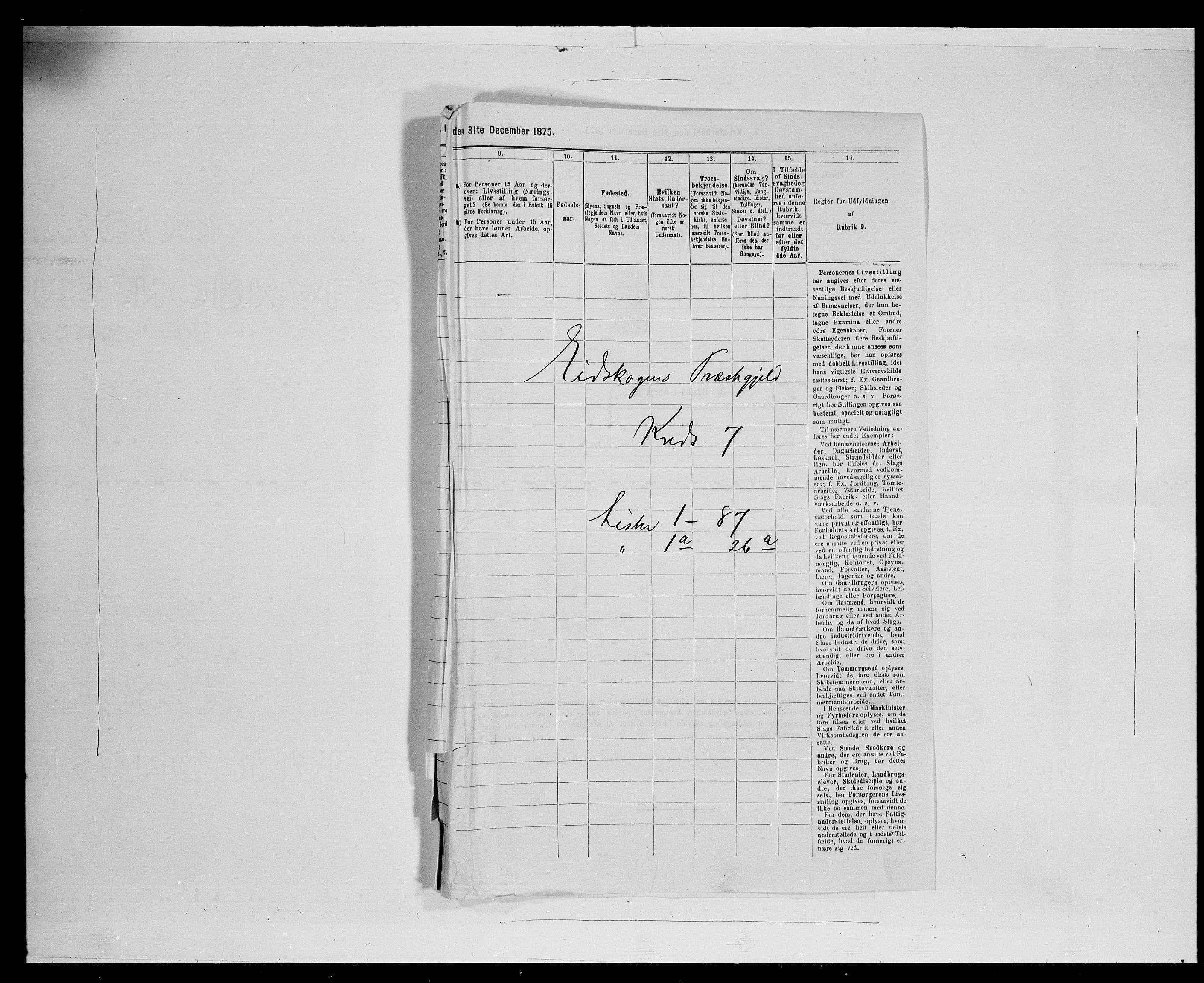 SAH, 1875 census for 0420P Eidskog, 1875, p. 1058