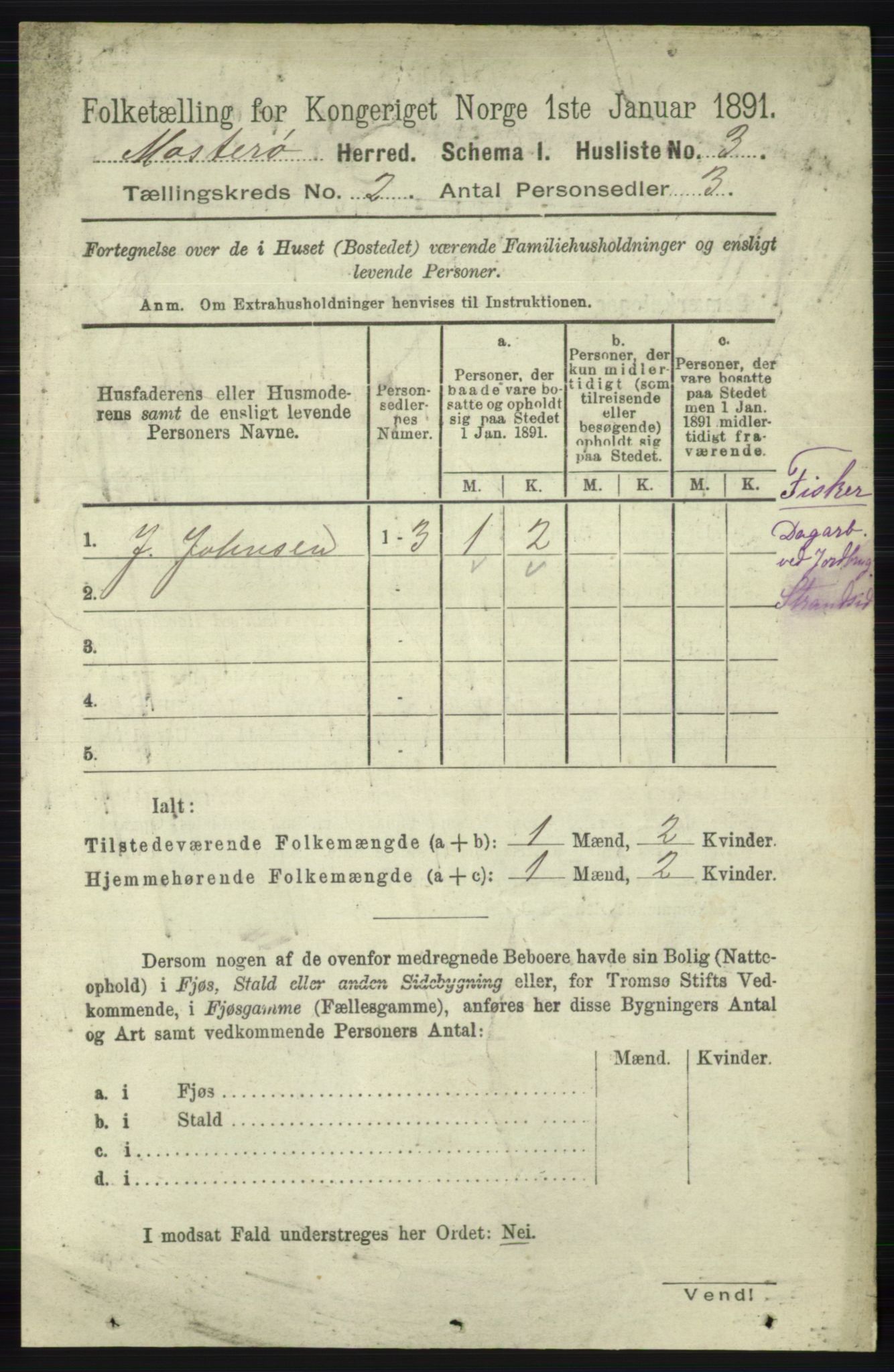 RA, 1891 census for 1143 Mosterøy, 1891, p. 572