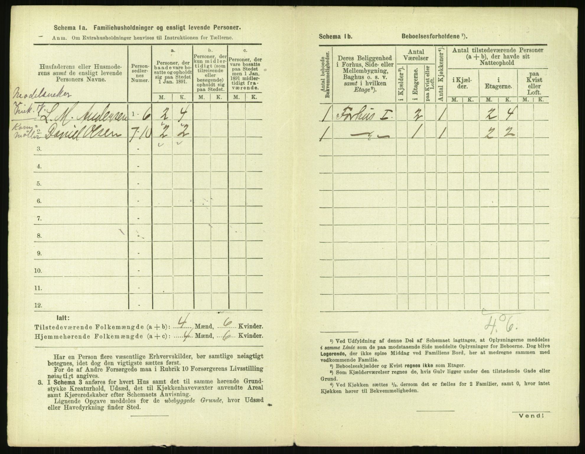 RA, 1891 census for 0301 Kristiania, 1891, p. 155090