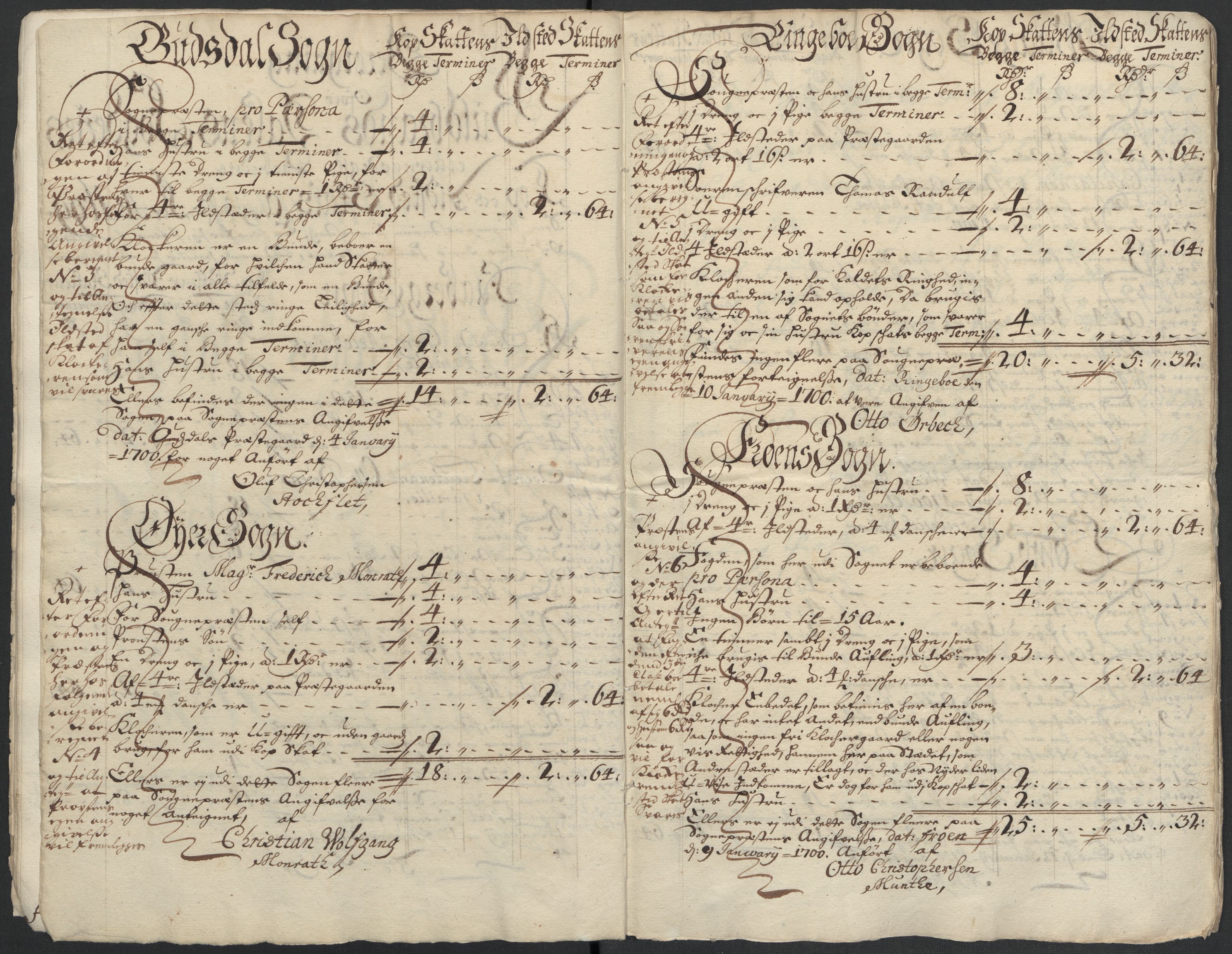 Rentekammeret inntil 1814, Reviderte regnskaper, Fogderegnskap, AV/RA-EA-4092/R17/L1172: Fogderegnskap Gudbrandsdal, 1699, p. 29