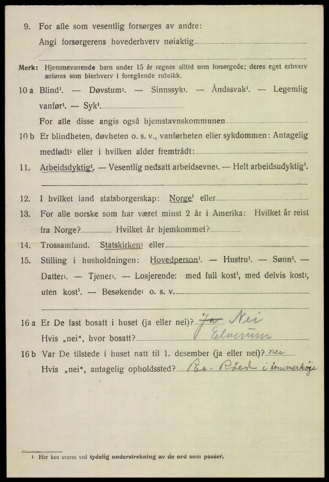 SAH, 1920 census for Åmot, 1920, p. 7966