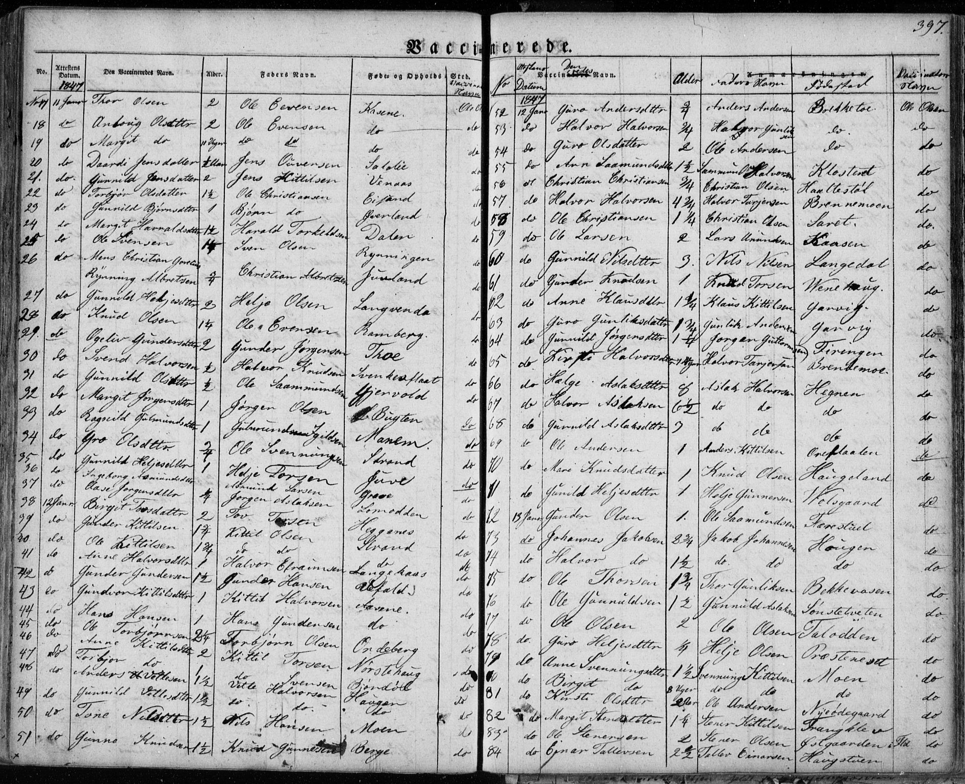 Seljord kirkebøker, AV/SAKO-A-20/F/Fa/L0011: Parish register (official) no. I 11, 1831-1849, p. 397