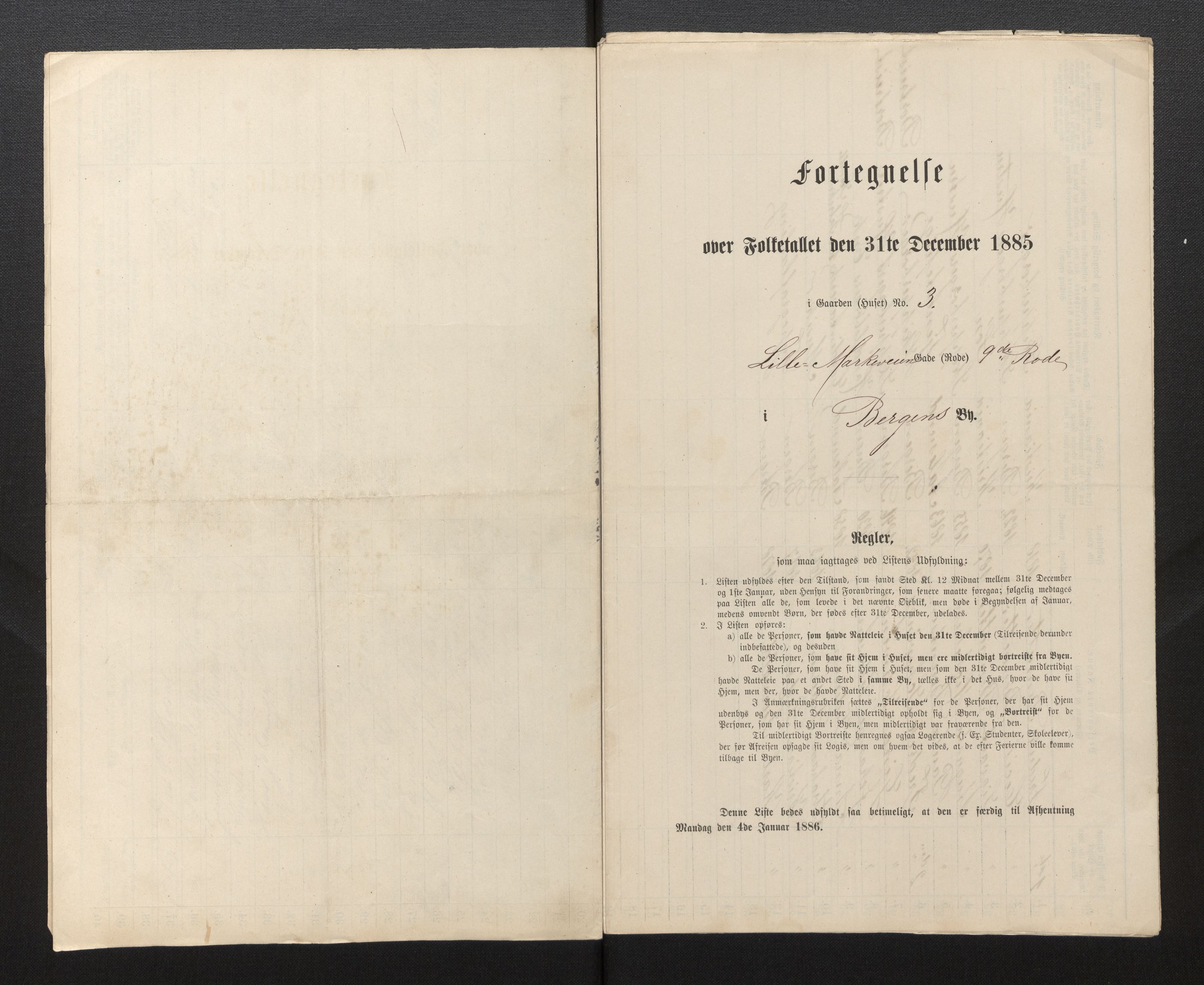 SAB, 1885 census for 1301 Bergen, 1885, p. 3575