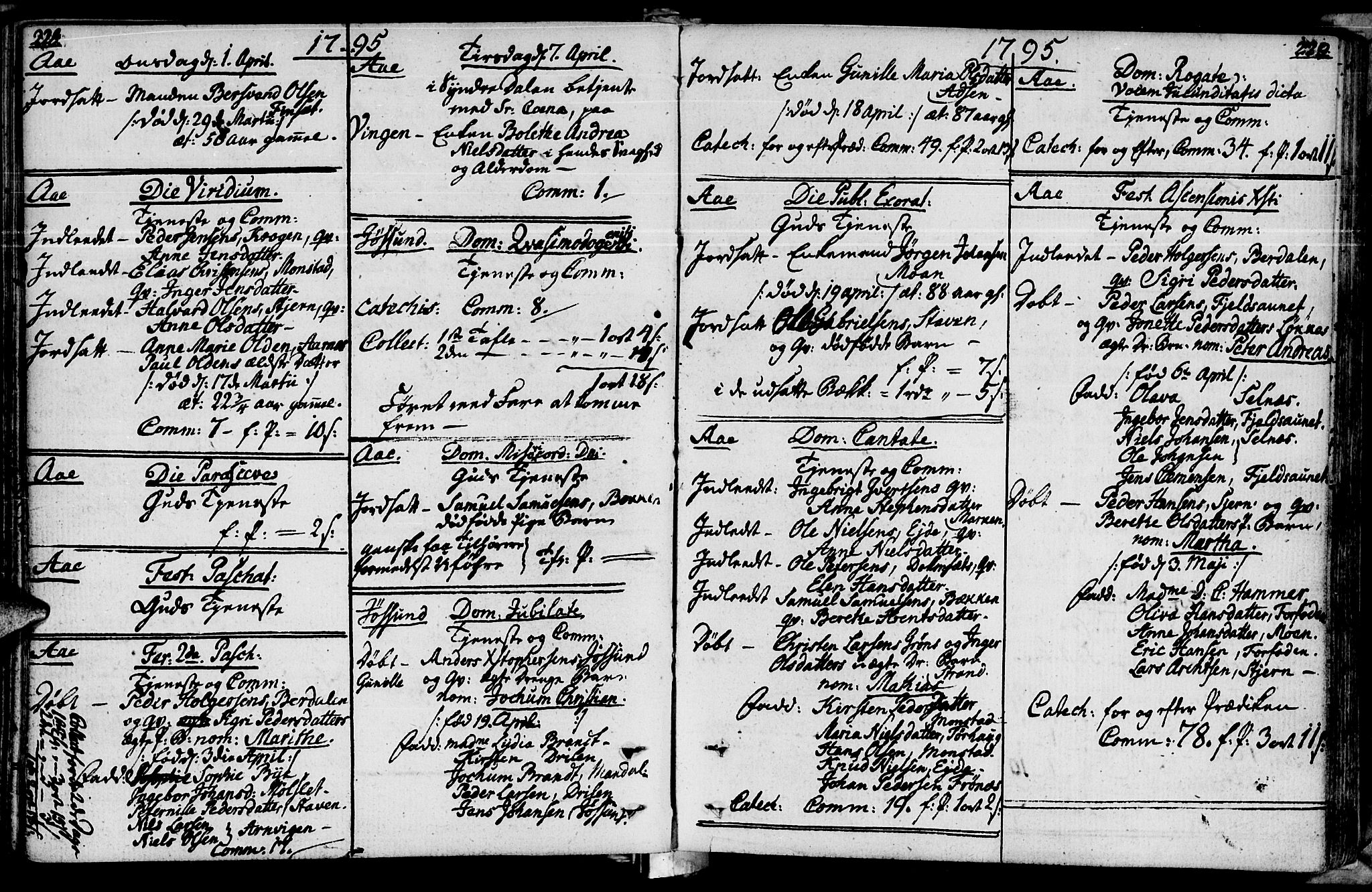 Ministerialprotokoller, klokkerbøker og fødselsregistre - Sør-Trøndelag, SAT/A-1456/655/L0673: Parish register (official) no. 655A02, 1780-1801, p. 228-229