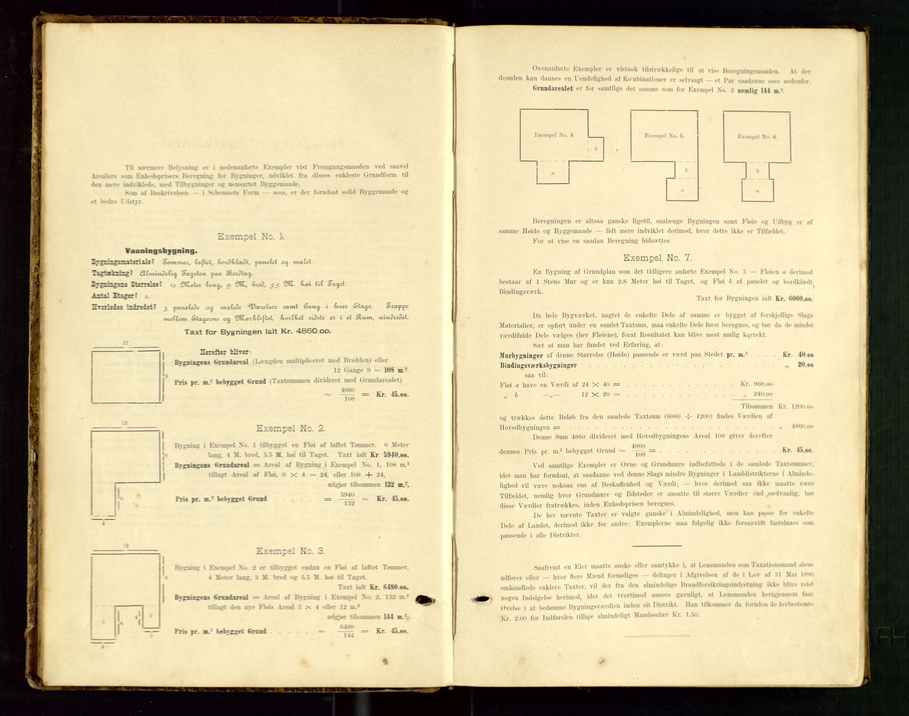 Hå lensmannskontor, SAST/A-100456/Goa/L0003: Takstprotokoll (skjema), 1895-1911