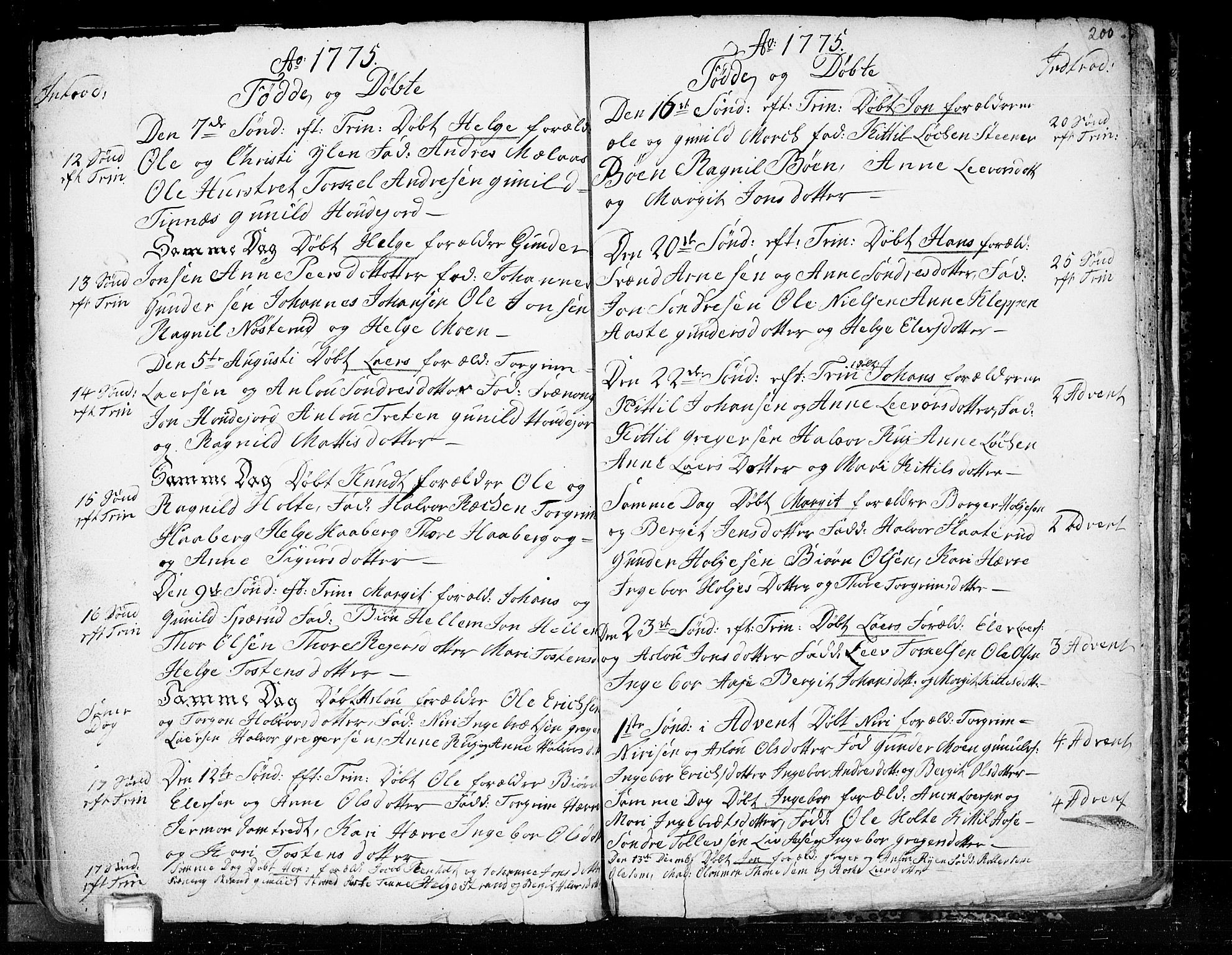 Heddal kirkebøker, SAKO/A-268/F/Fa/L0003: Parish register (official) no. I 3, 1723-1783, p. 200