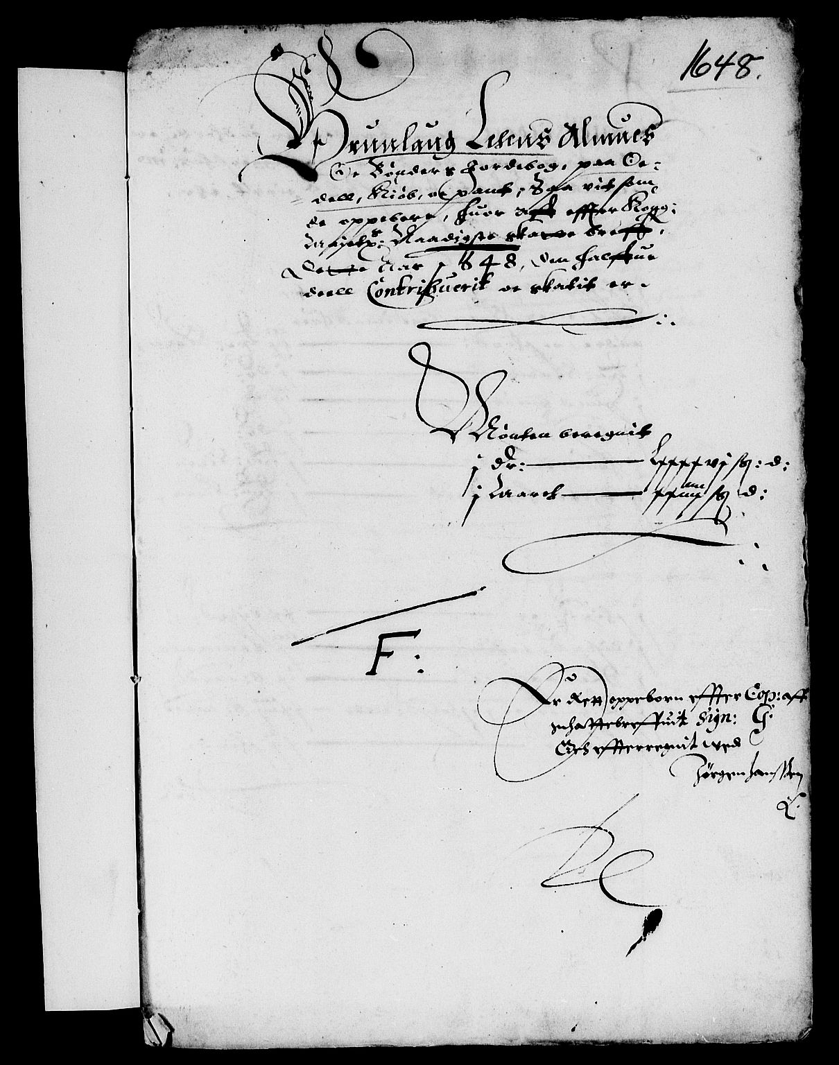 Rentekammeret inntil 1814, Reviderte regnskaper, Lensregnskaper, RA/EA-5023/R/Rb/Rbl/L0010: Brunla len, 1643-1652