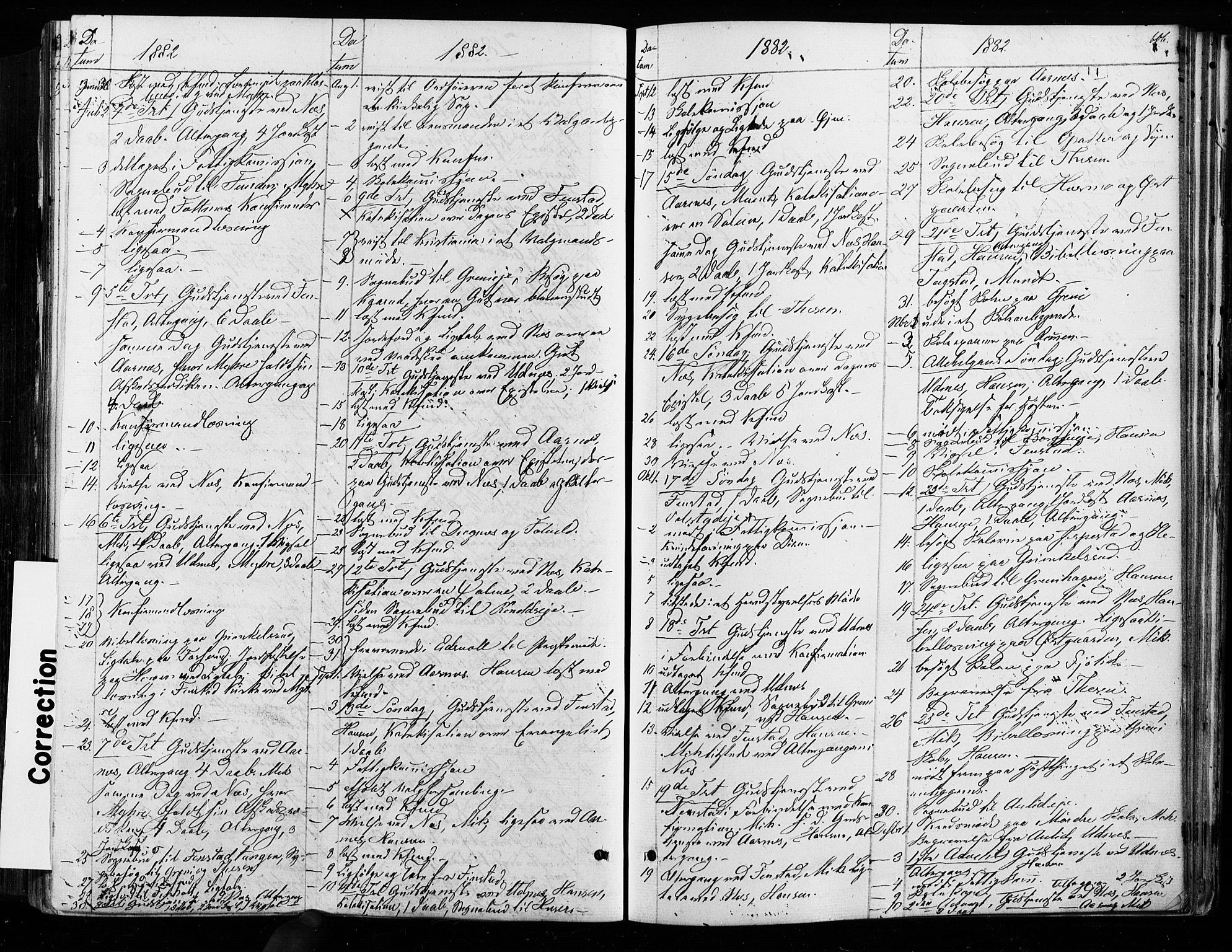 Nes prestekontor Kirkebøker, AV/SAO-A-10410/F/Fa/L0009: Parish register (official) no. I 9, 1875-1882, p. 607