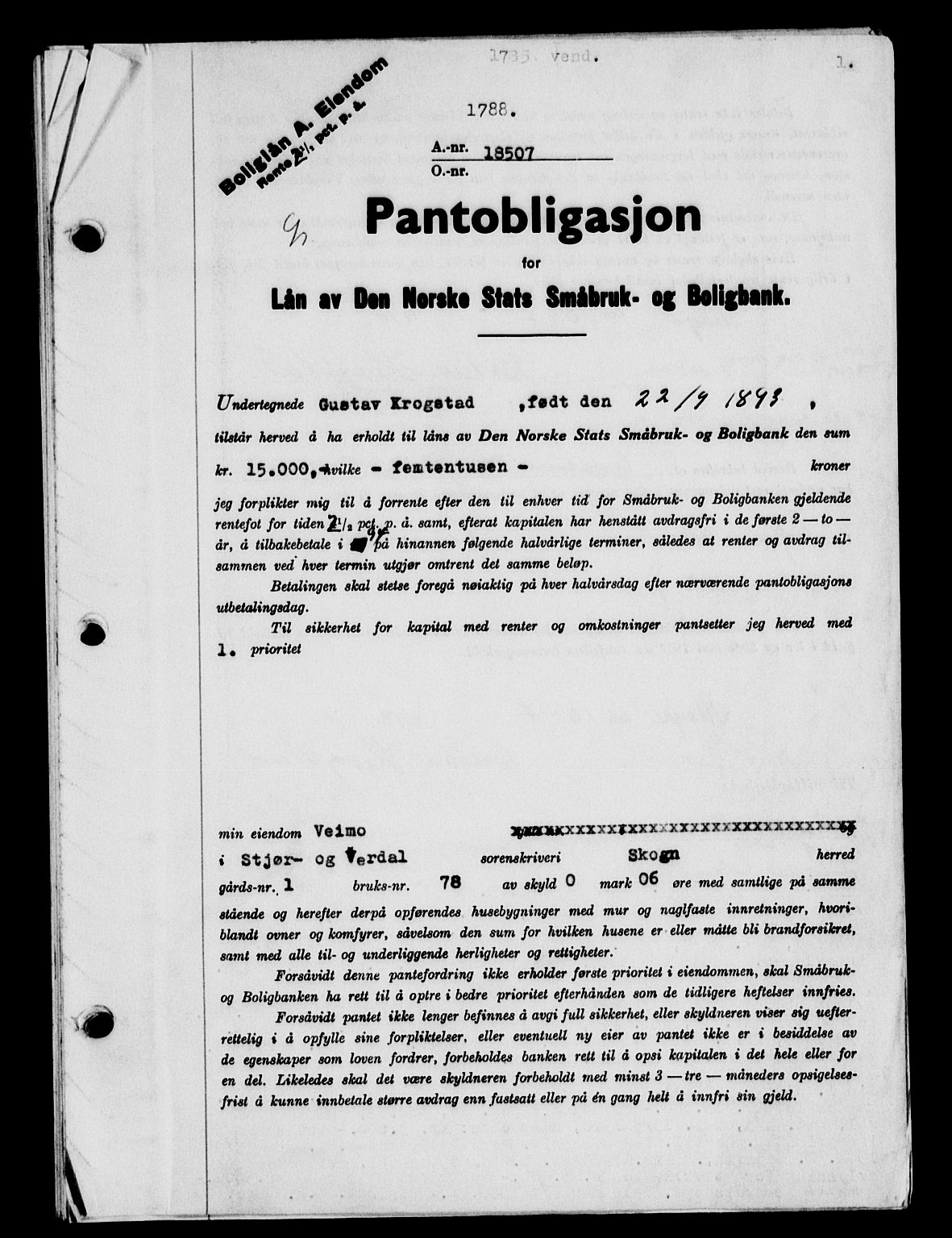 Stjør- og Verdal sorenskriveri, AV/SAT-A-4167/1/2/2C/L0111: Mortgage book no. 79, 1948-1948, Deed date: 16.07.1948