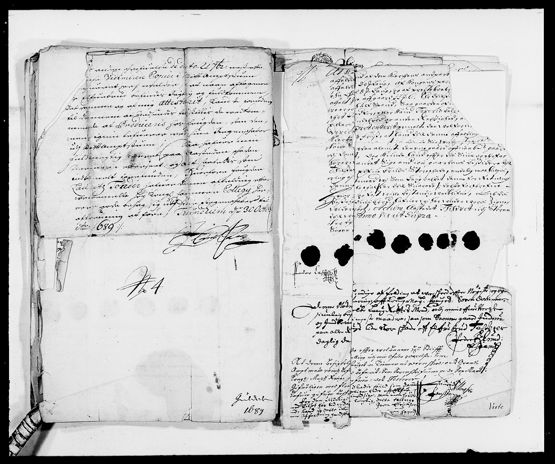 Rentekammeret inntil 1814, Reviderte regnskaper, Fogderegnskap, RA/EA-4092/R59/L3940: Fogderegnskap Gauldal, 1689-1690, p. 175