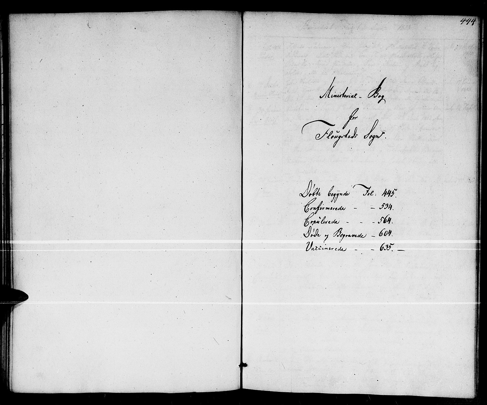 Dypvåg sokneprestkontor, AV/SAK-1111-0007/F/Fa/Faa/L0002: Parish register (official) no. A 2 /2, 1813-1824, p. 444