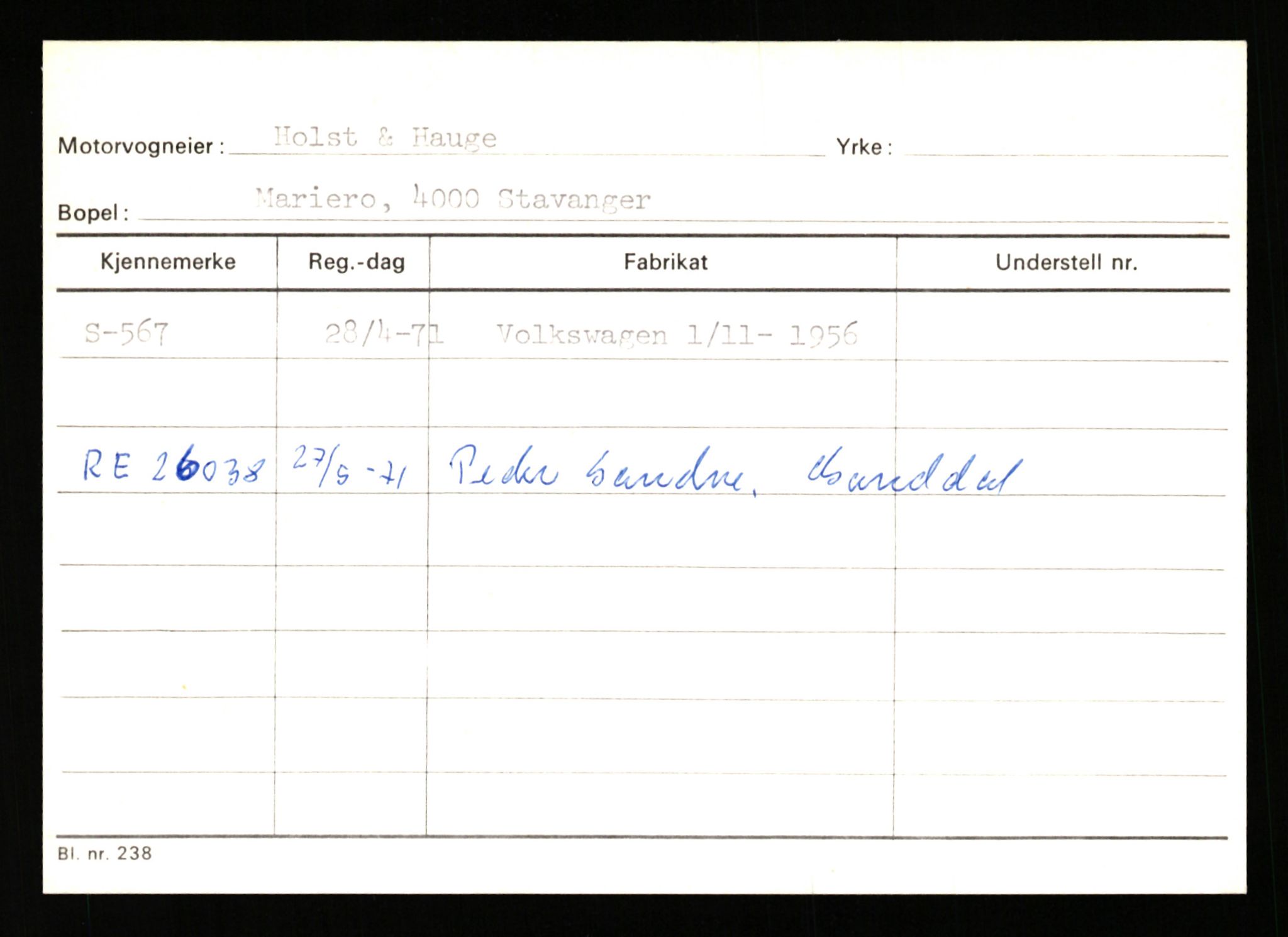 Stavanger trafikkstasjon, AV/SAST-A-101942/0/G/L0001: Registreringsnummer: 0 - 5782, 1930-1971, p. 335