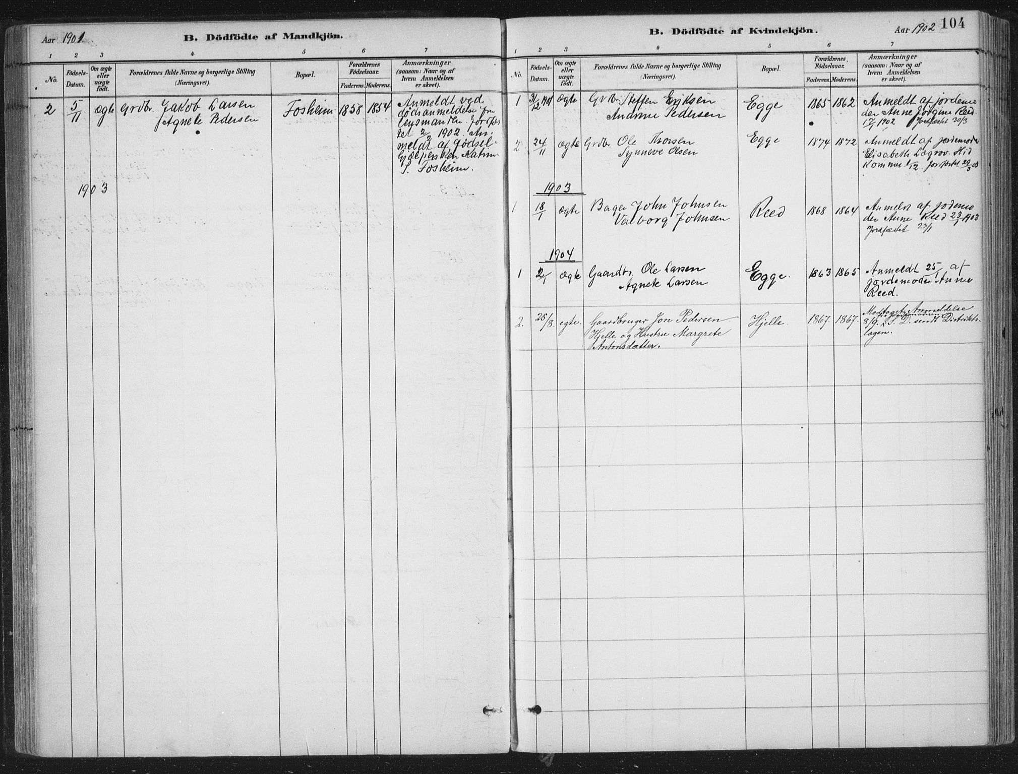 Gloppen sokneprestembete, AV/SAB-A-80101/H/Haa/Haac/L0002: Parish register (official) no. C  2, 1887-1904, p. 104