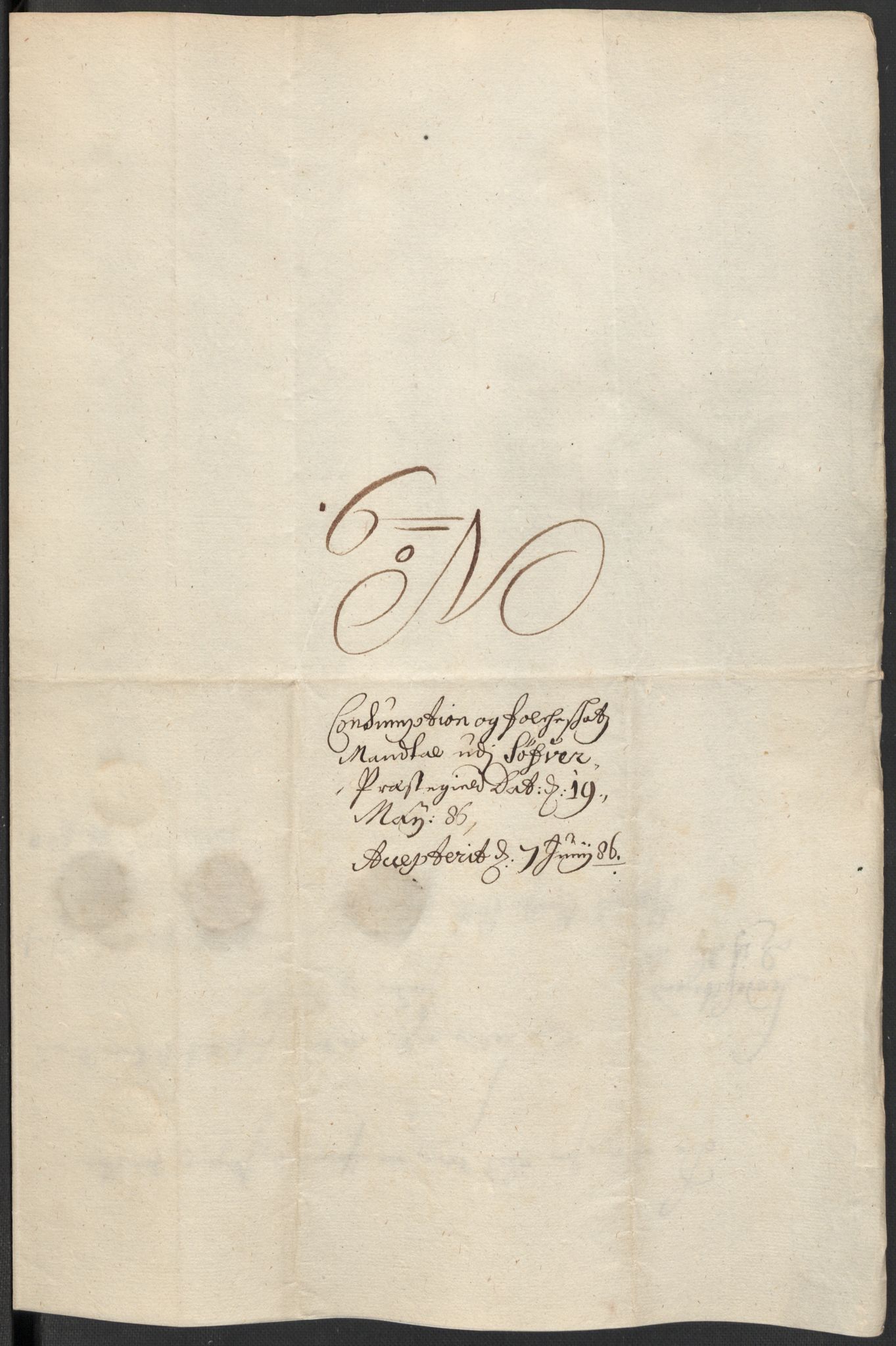 Rentekammeret inntil 1814, Reviderte regnskaper, Fogderegnskap, AV/RA-EA-4092/R35/L2083: Fogderegnskap Øvre og Nedre Telemark, 1686, p. 393