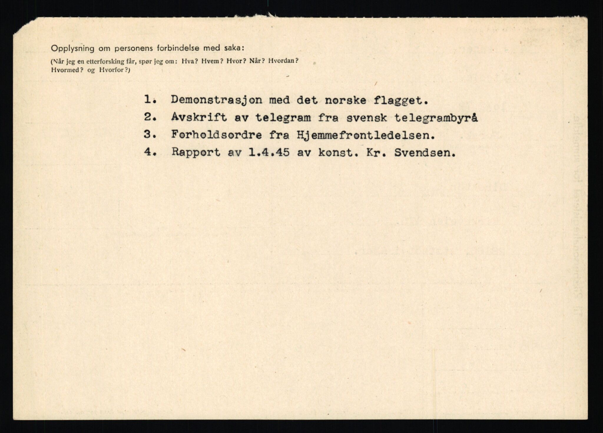 Statspolitiet - Hovedkontoret / Osloavdelingen, AV/RA-S-1329/C/Ca/L0012: Oanæs - Quistgaard	, 1943-1945, p. 4695