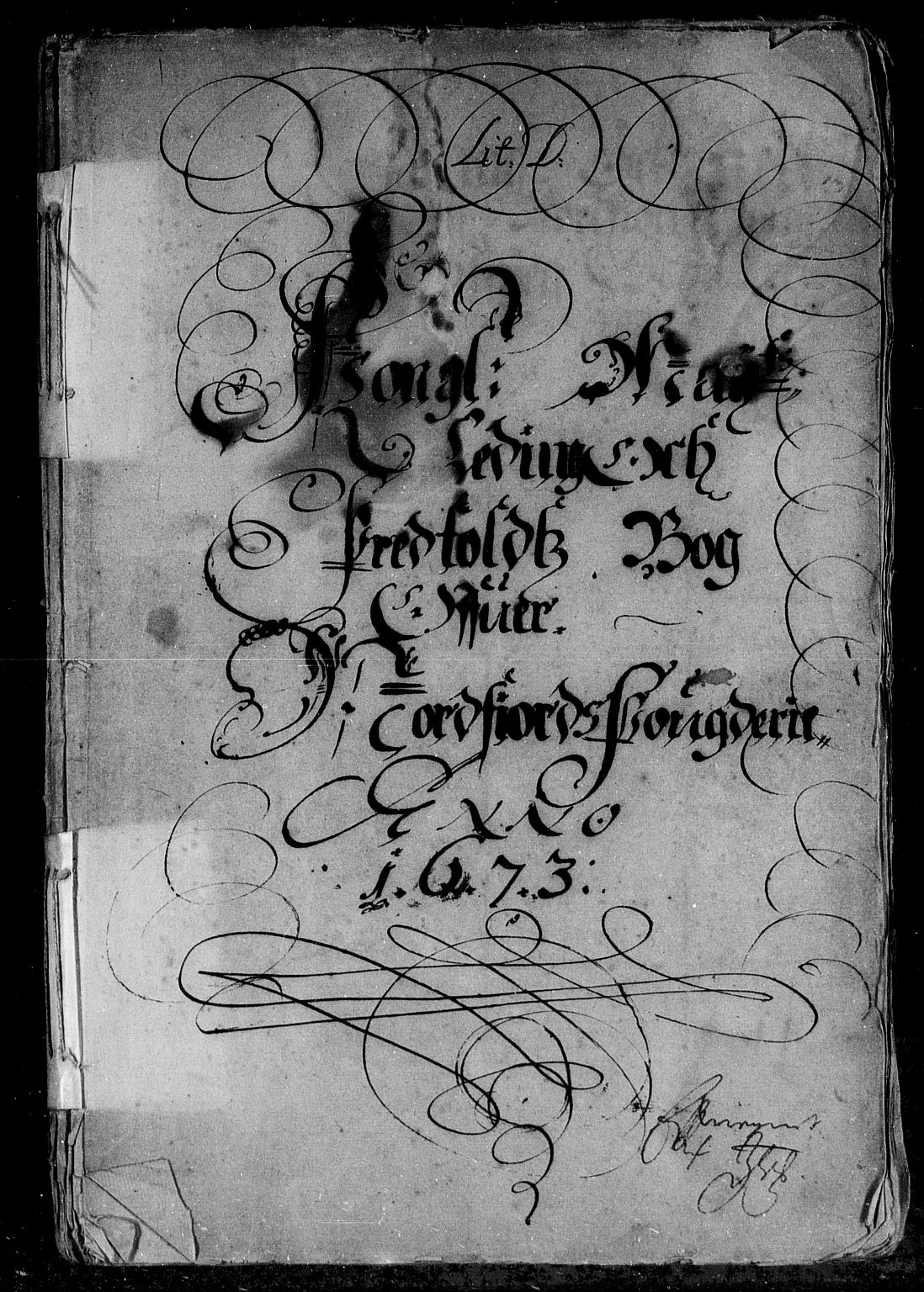 Rentekammeret inntil 1814, Reviderte regnskaper, Stiftamtstueregnskaper, Bergen stiftamt, RA/EA-6043/R/Rc/L0042: Bergen stiftamt, 1673-1675