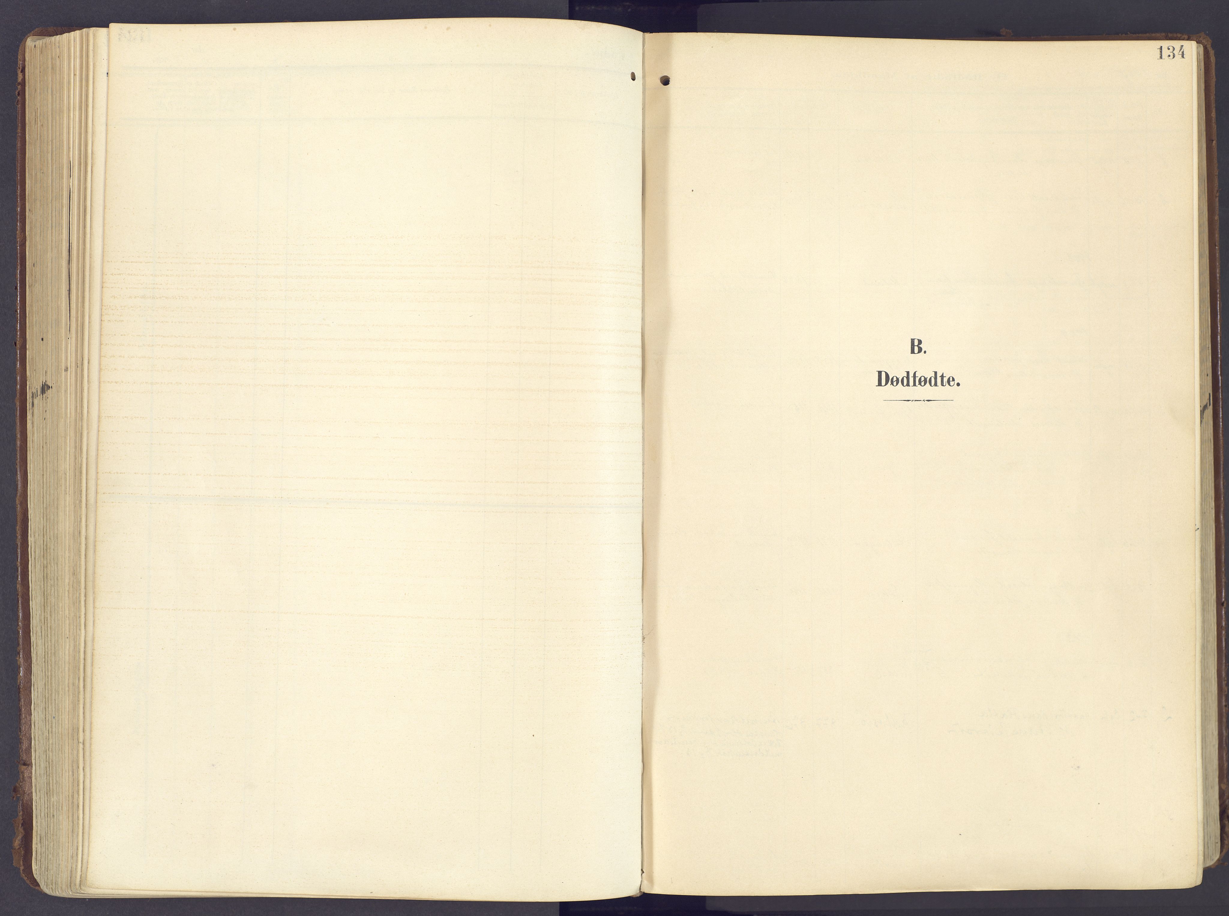 Lunner prestekontor, AV/SAH-PREST-118/H/Ha/Haa/L0001: Parish register (official) no. 1, 1907-1922, p. 134